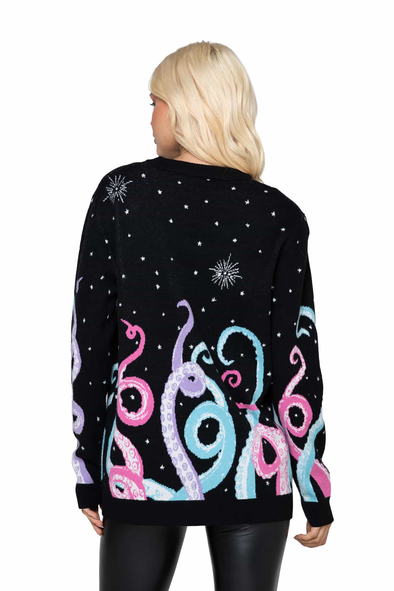 Space Tentacles Oversized Knit Sweater - Image 2
