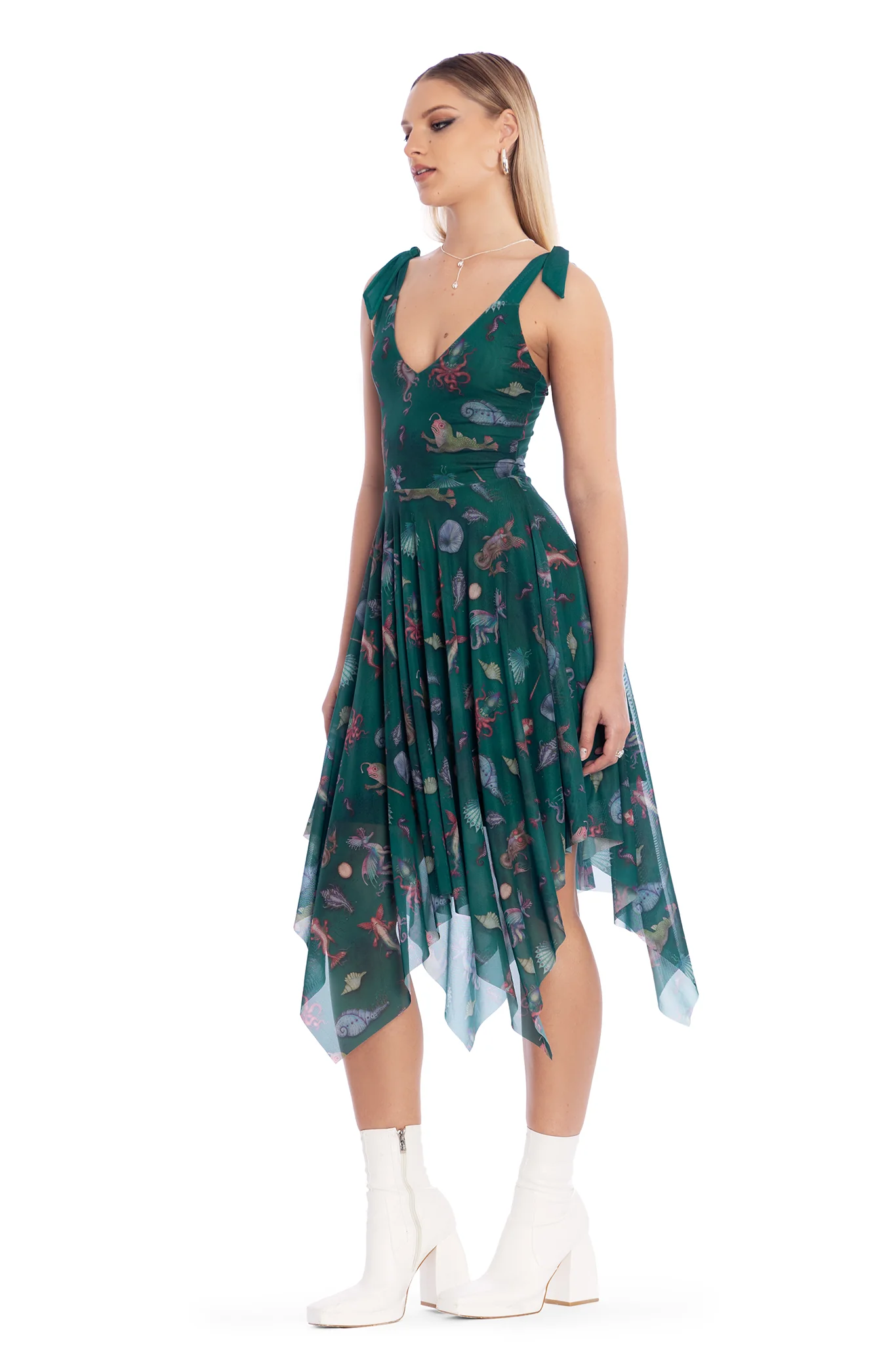 Specimens Tie Handkerchief Dress - Image 6