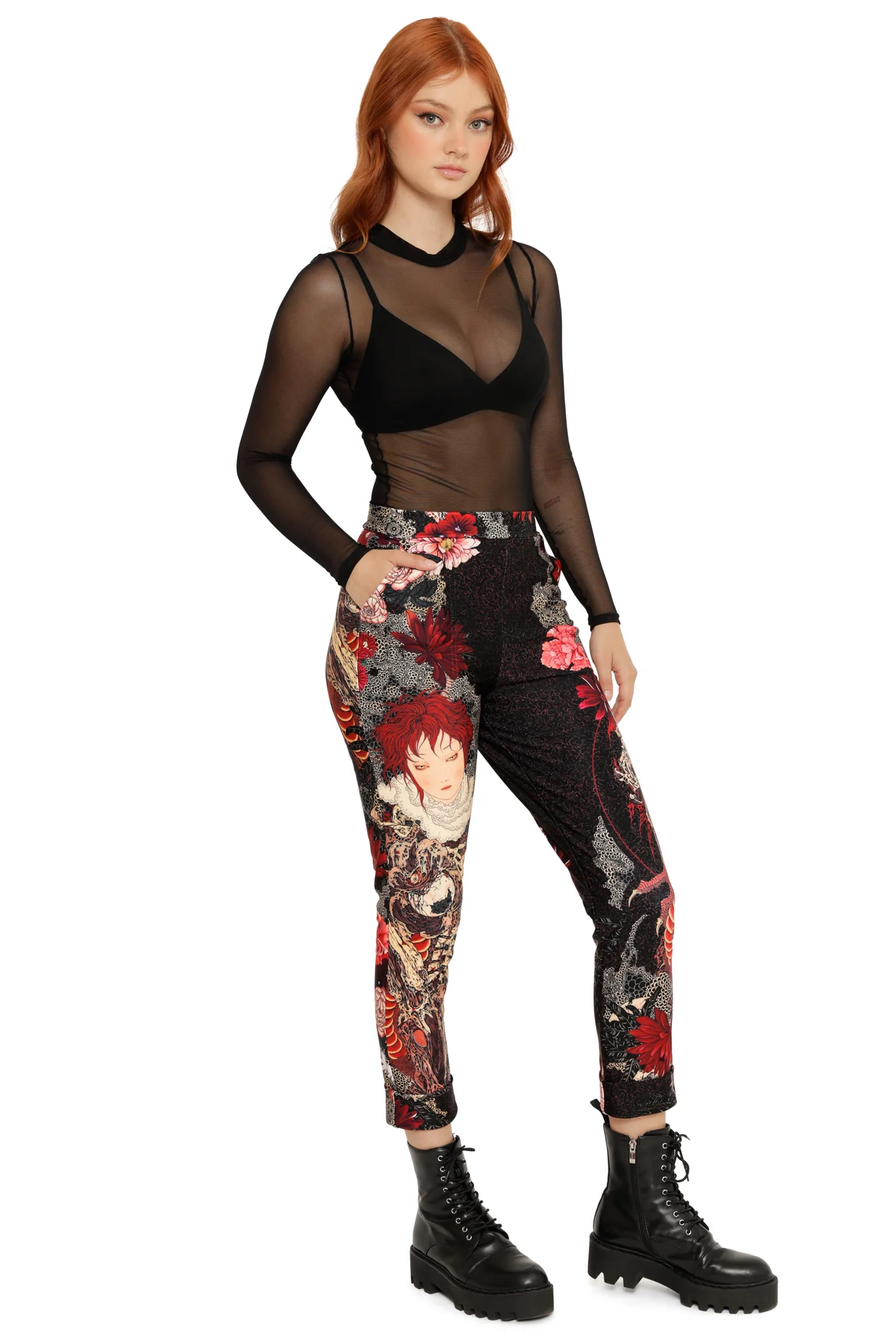 Spirit of a Dragon Cuffed Pants - Image 3