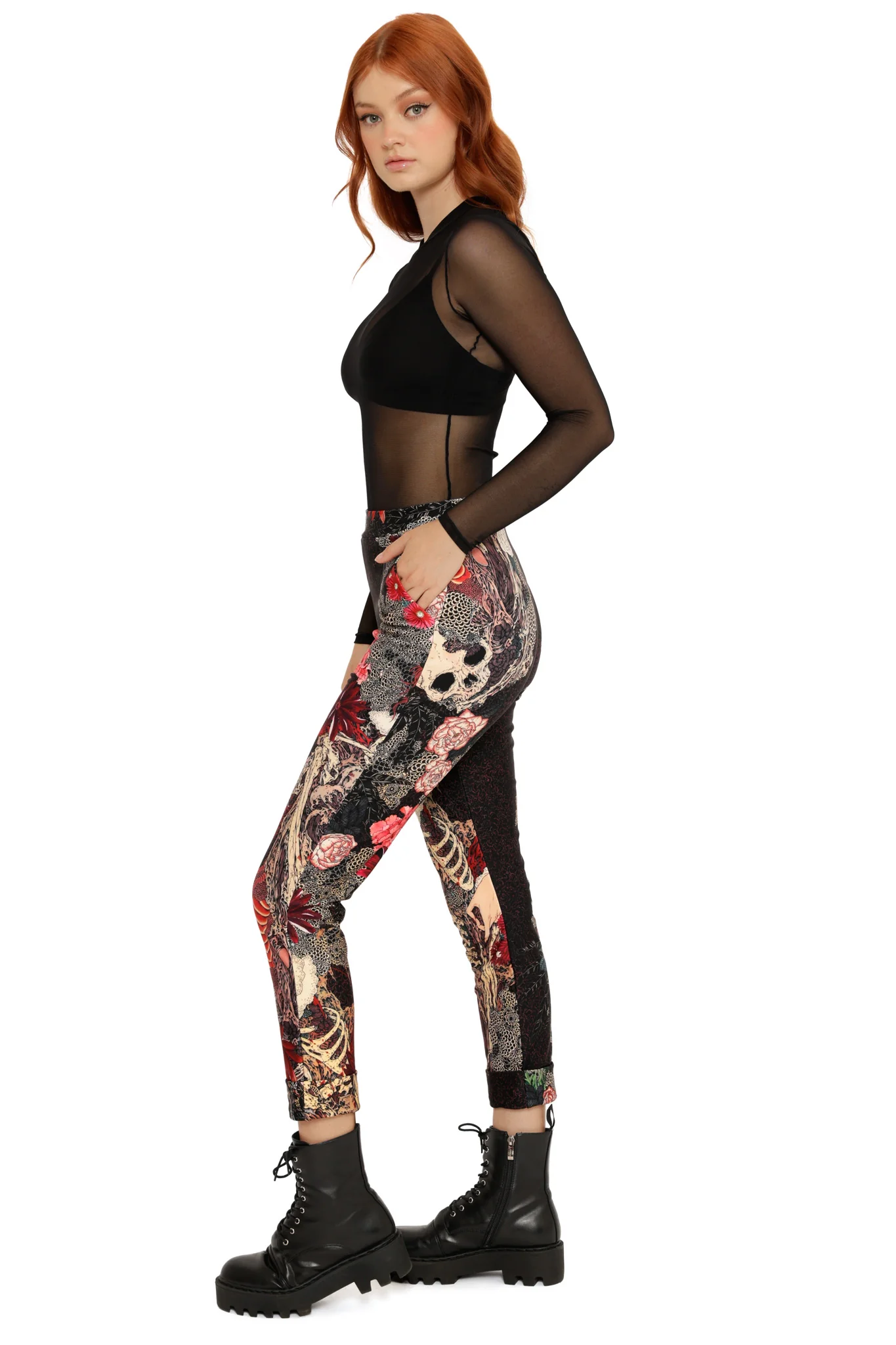 Spirit of a Dragon Cuffed Pants - Image 4