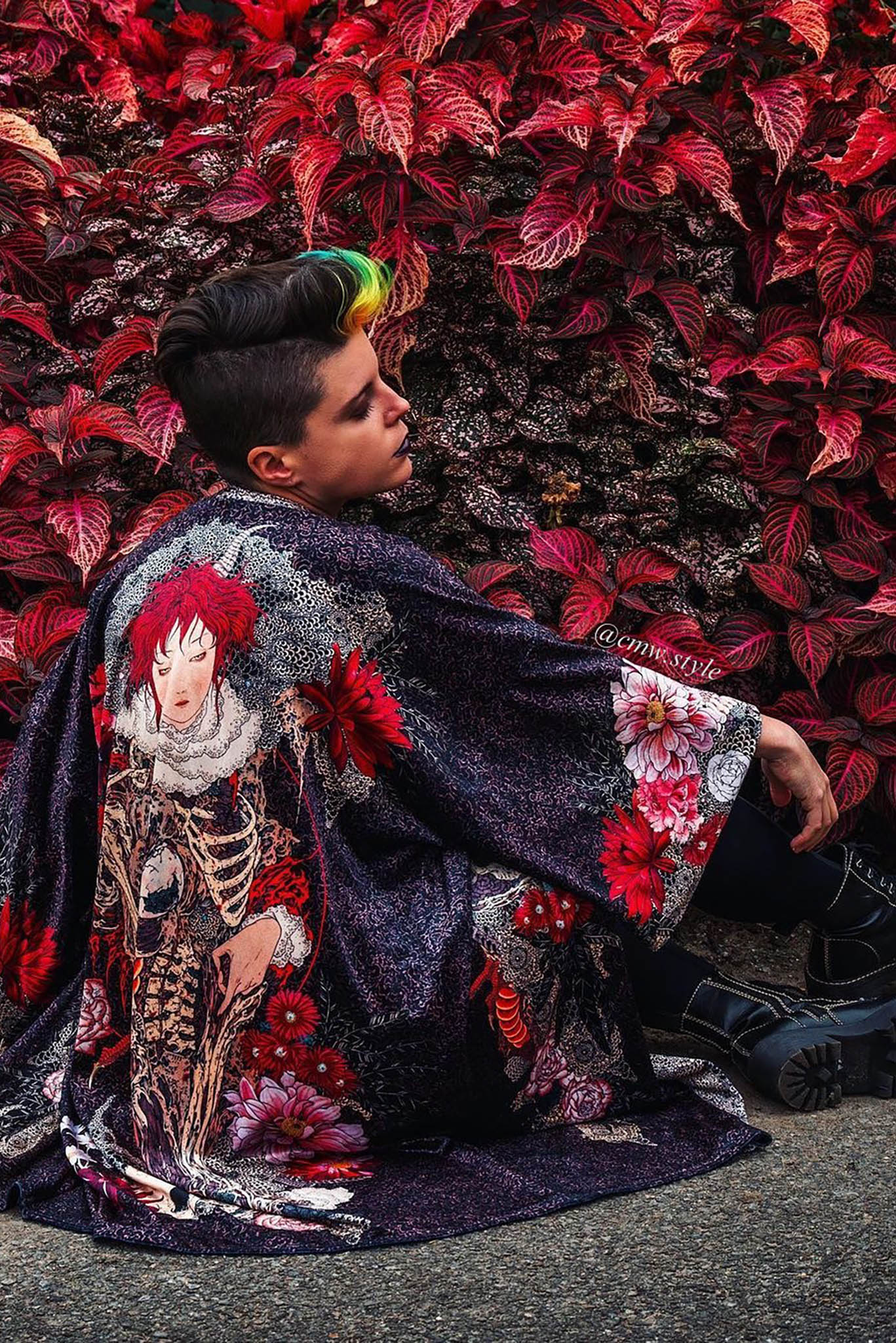 Spirit Of A Dragon Velvet Robe - Image 4