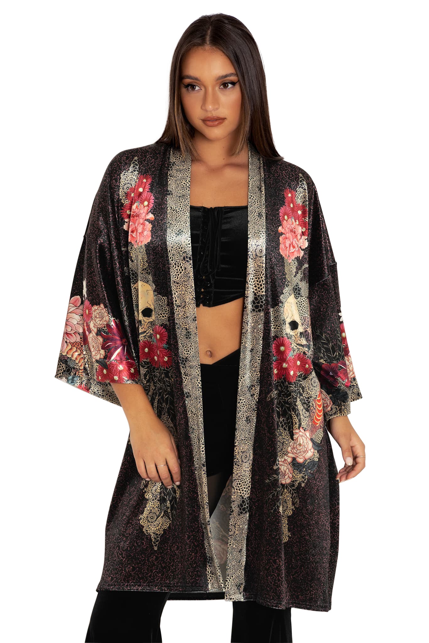 Spirit Of A Dragon Velvet Robe - Image 8