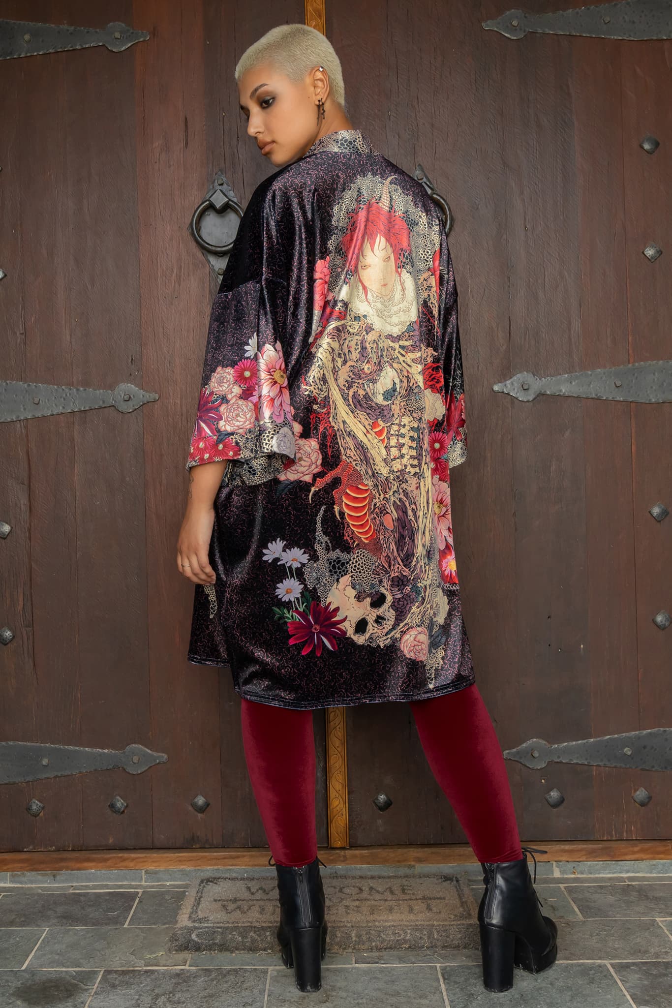 Spirit Of A Dragon Velvet Robe - Image 9