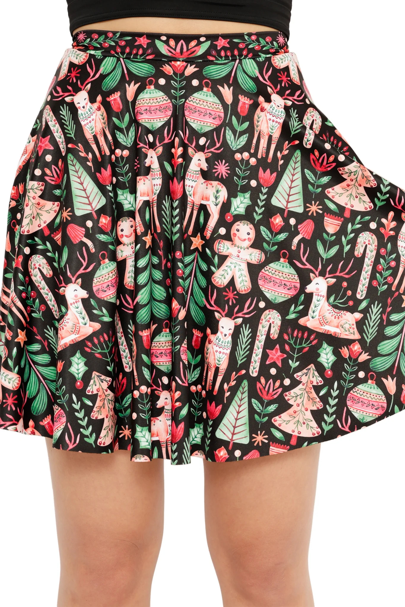 Spruced Up Pocket Skater Skirt - Image 2