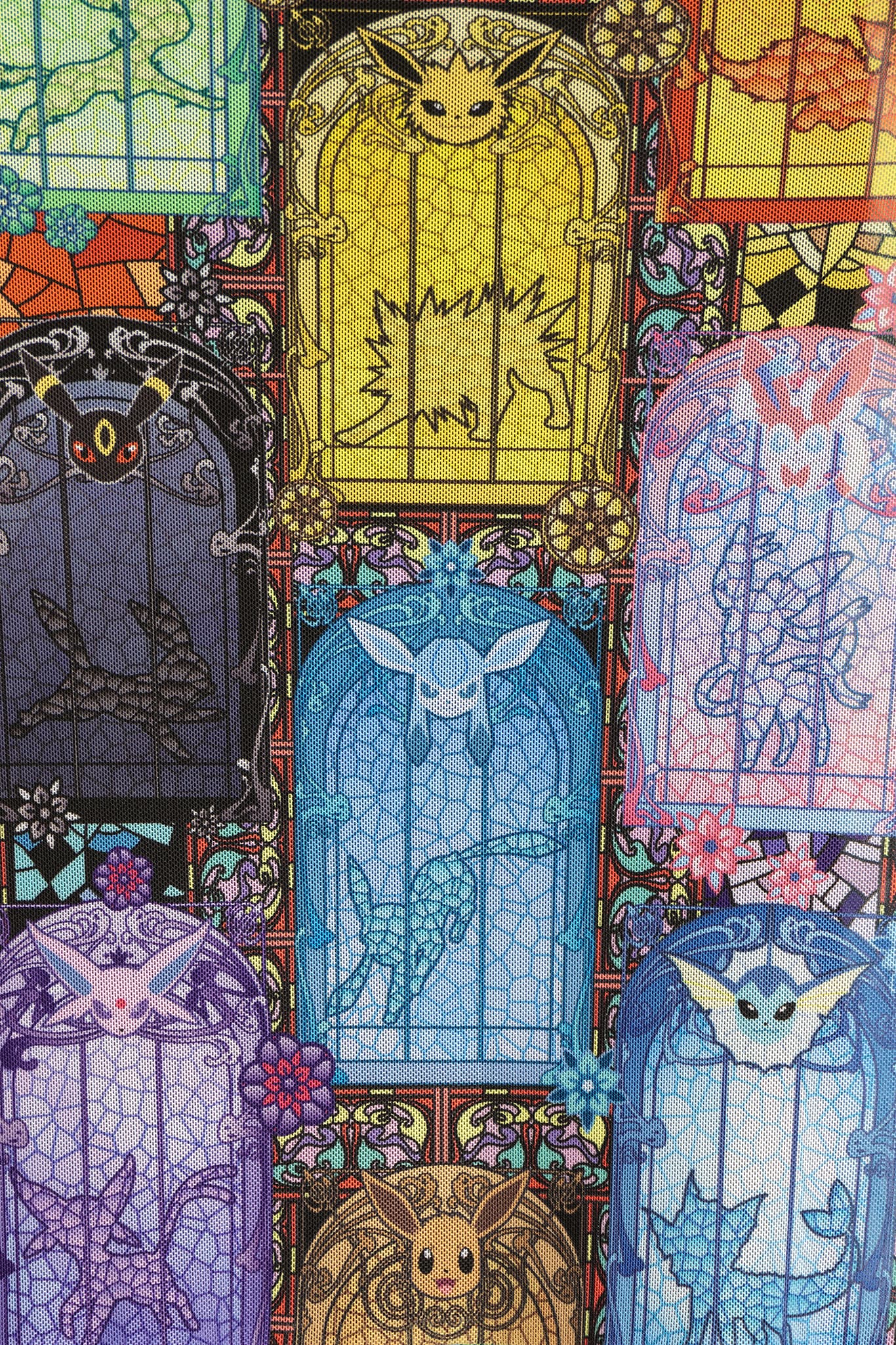 Stained Glass Eevee Scoop Sheer Midaxi Dress - Image 4