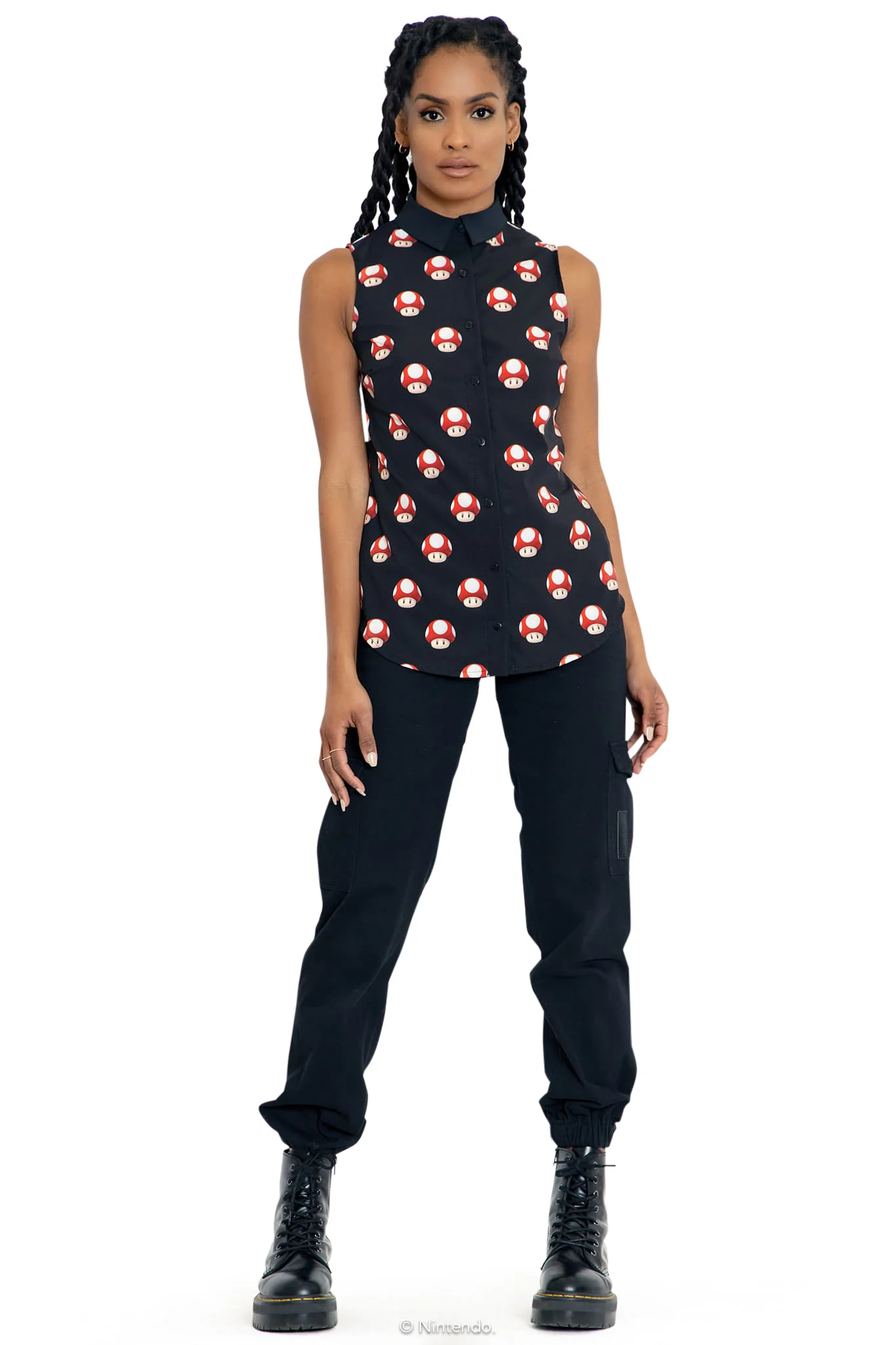 Super Mushrooms Business Time Shirt - Image 4