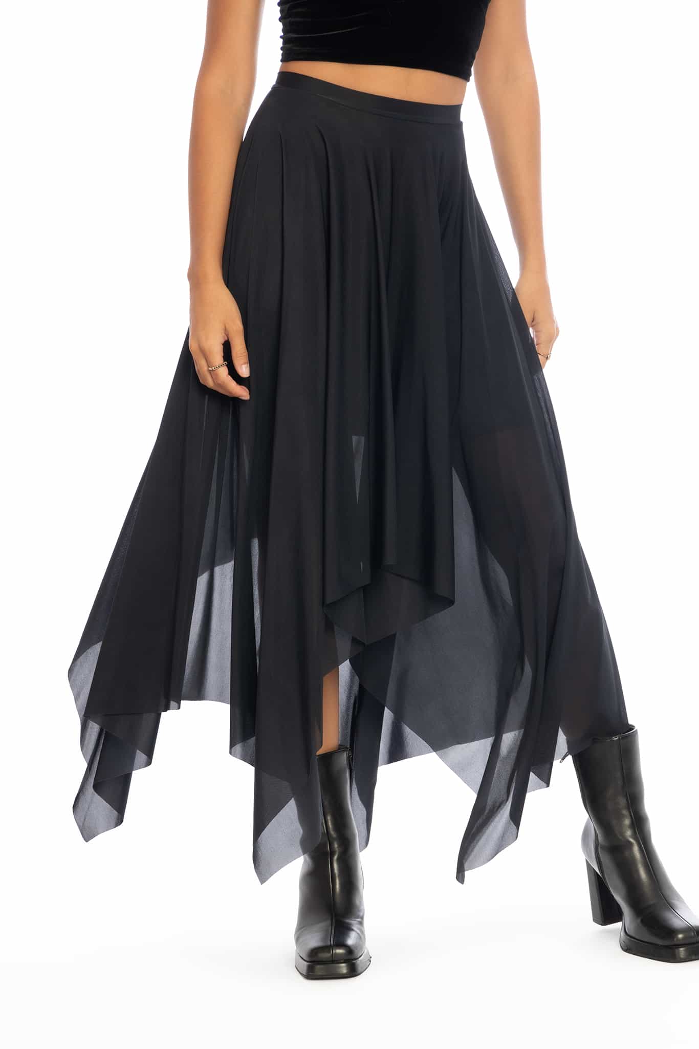 Super Sheer Handkerchief Skirt - Image 3