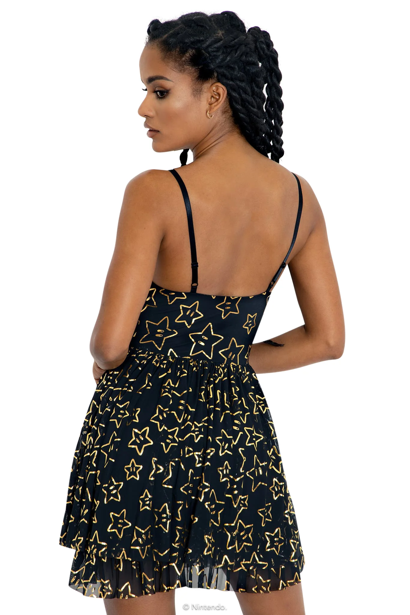 Super Stars Sheer Tier Dress - Image 2