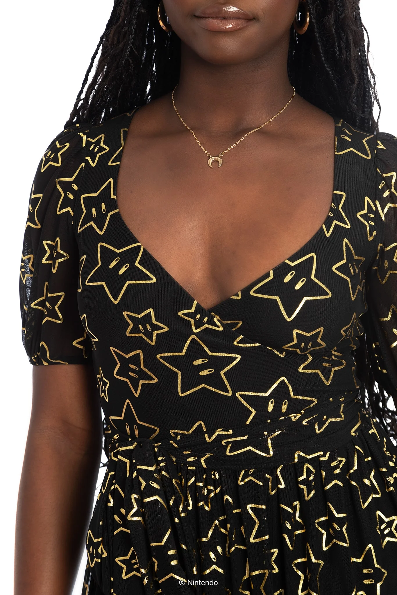 Super Stars Wrap Midaxi Dress - Image 4