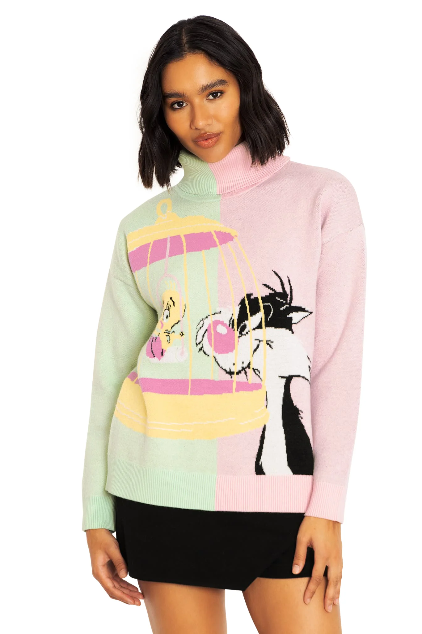 Sylvester And Tweety Roll Neck Sweater - Image 6