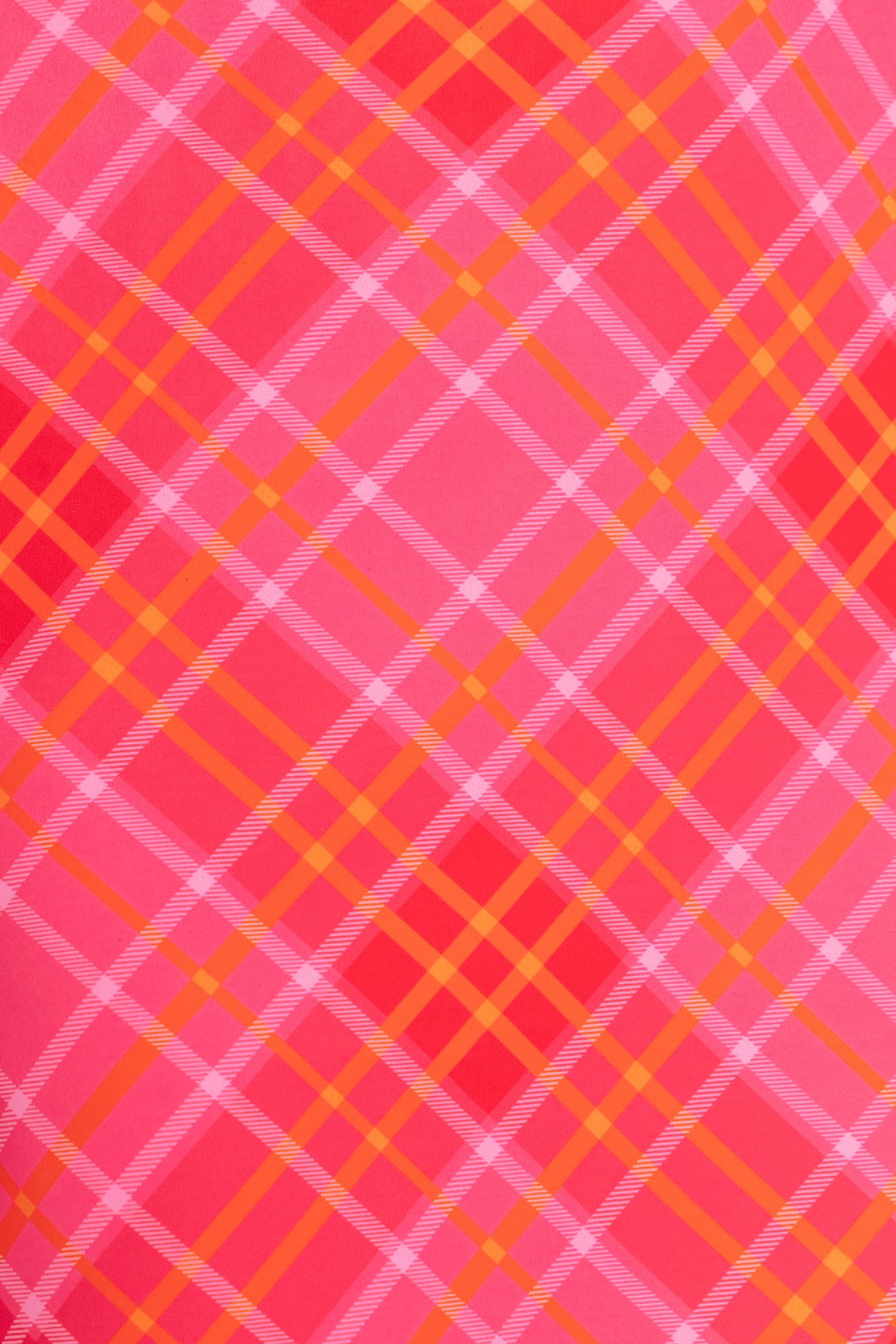 Tartan Citrus A-Line Skirt - Image 4