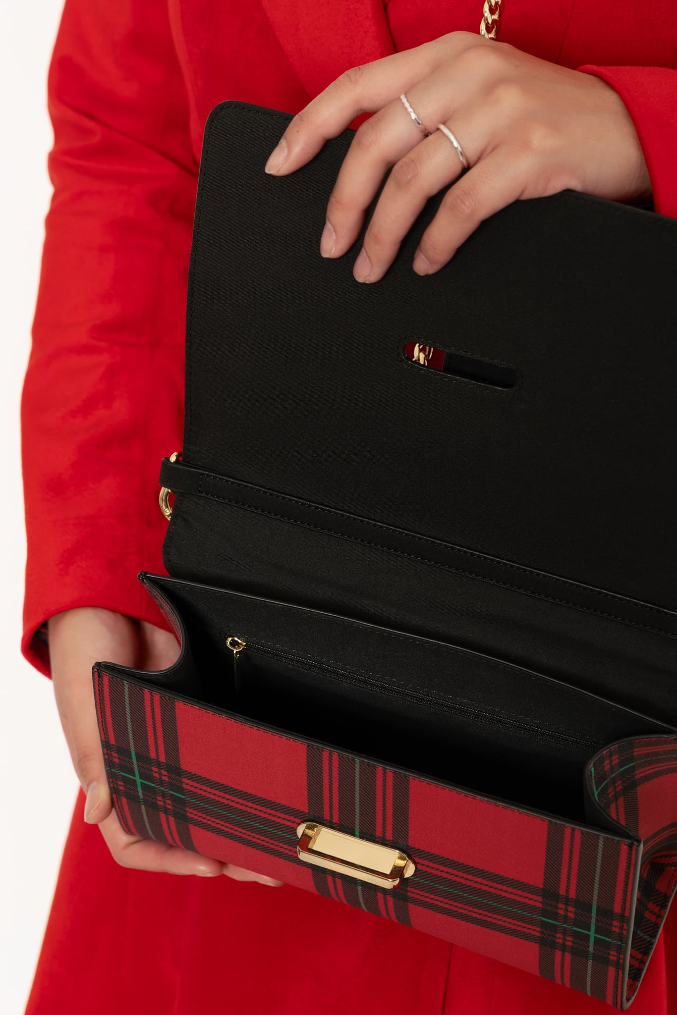Tartan Gift Wrap Handbag - Image 5