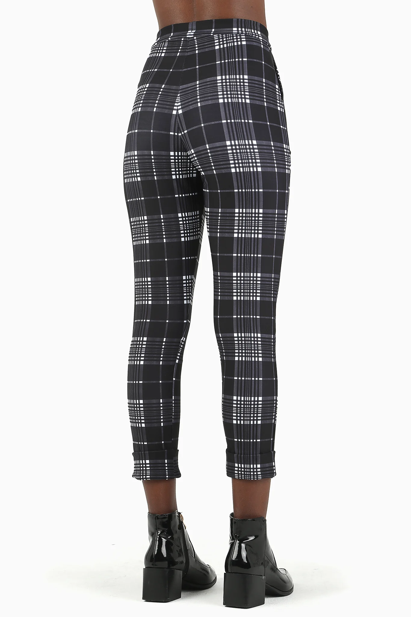 Tartan Mono Cuffed Pants - Image 2