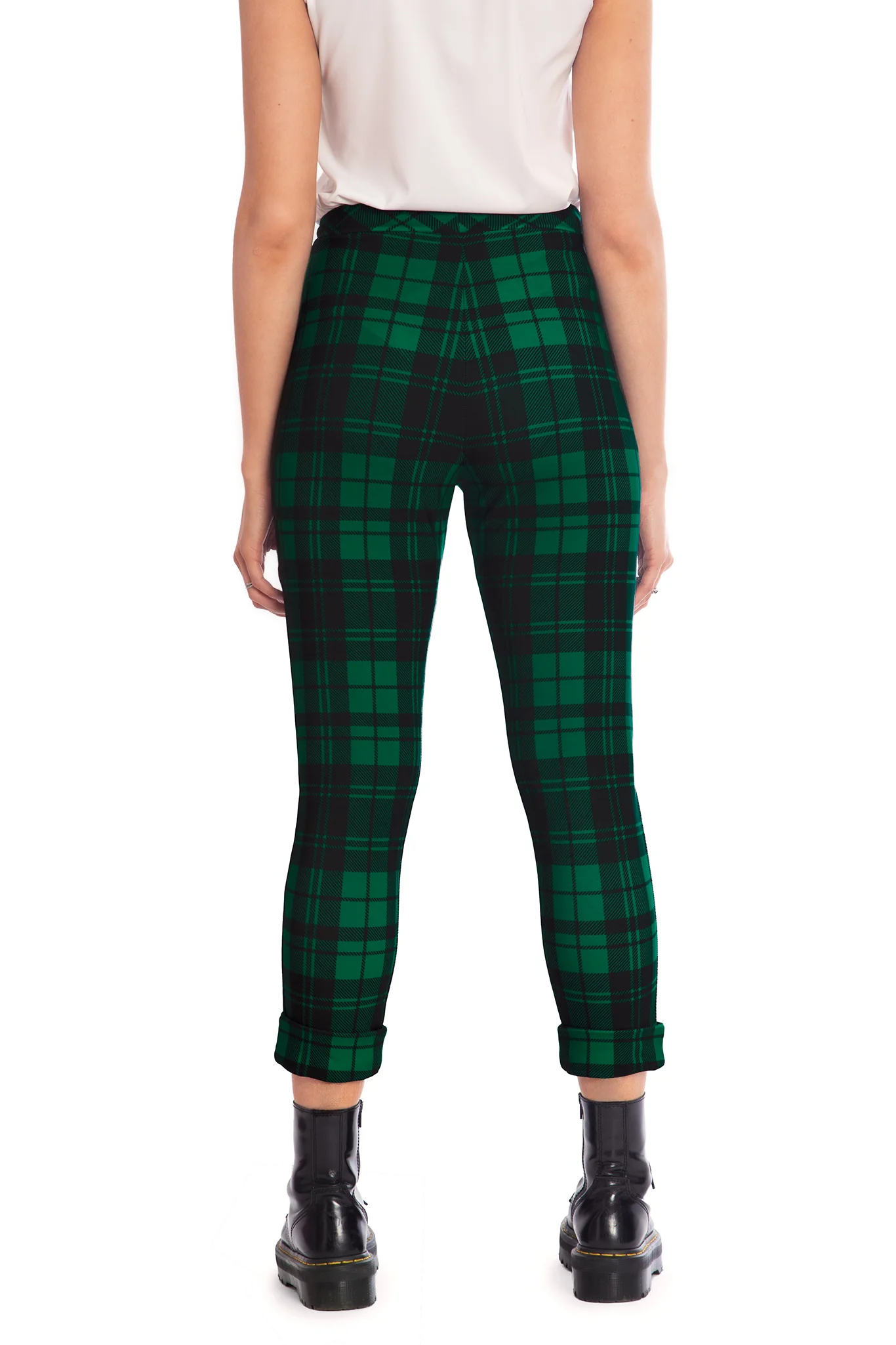 Tartan Pine Cuffed Pants - Image 2