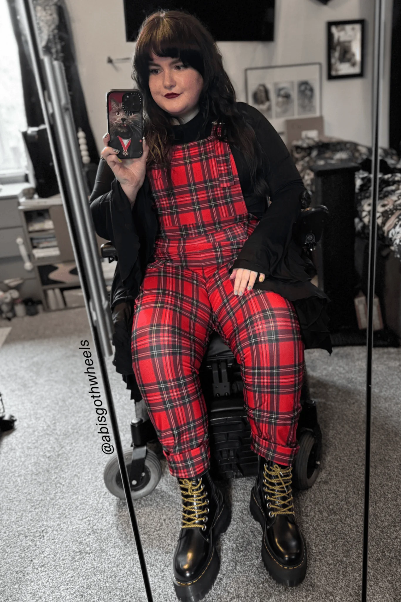Tartan Red Overalls - Image 5