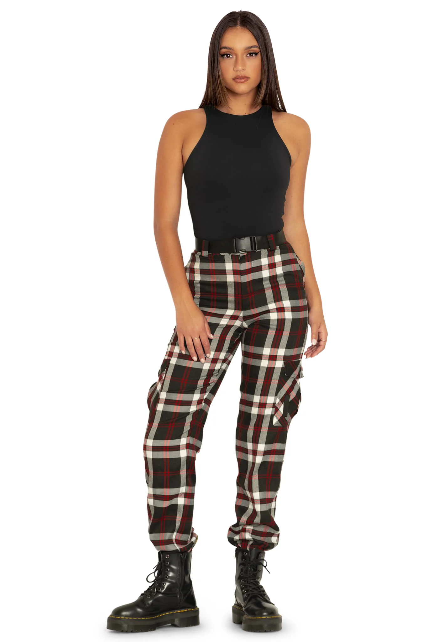 Tartan Twilight Cargo Pants