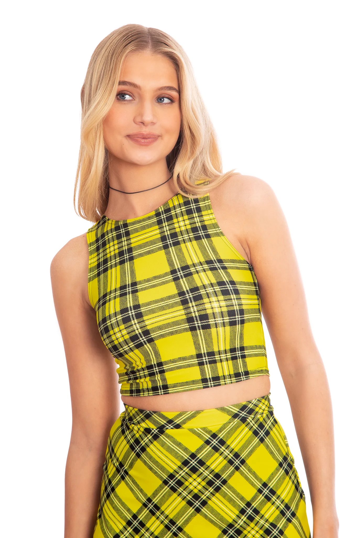 Tartan Yellow Wifey Top - Image 5