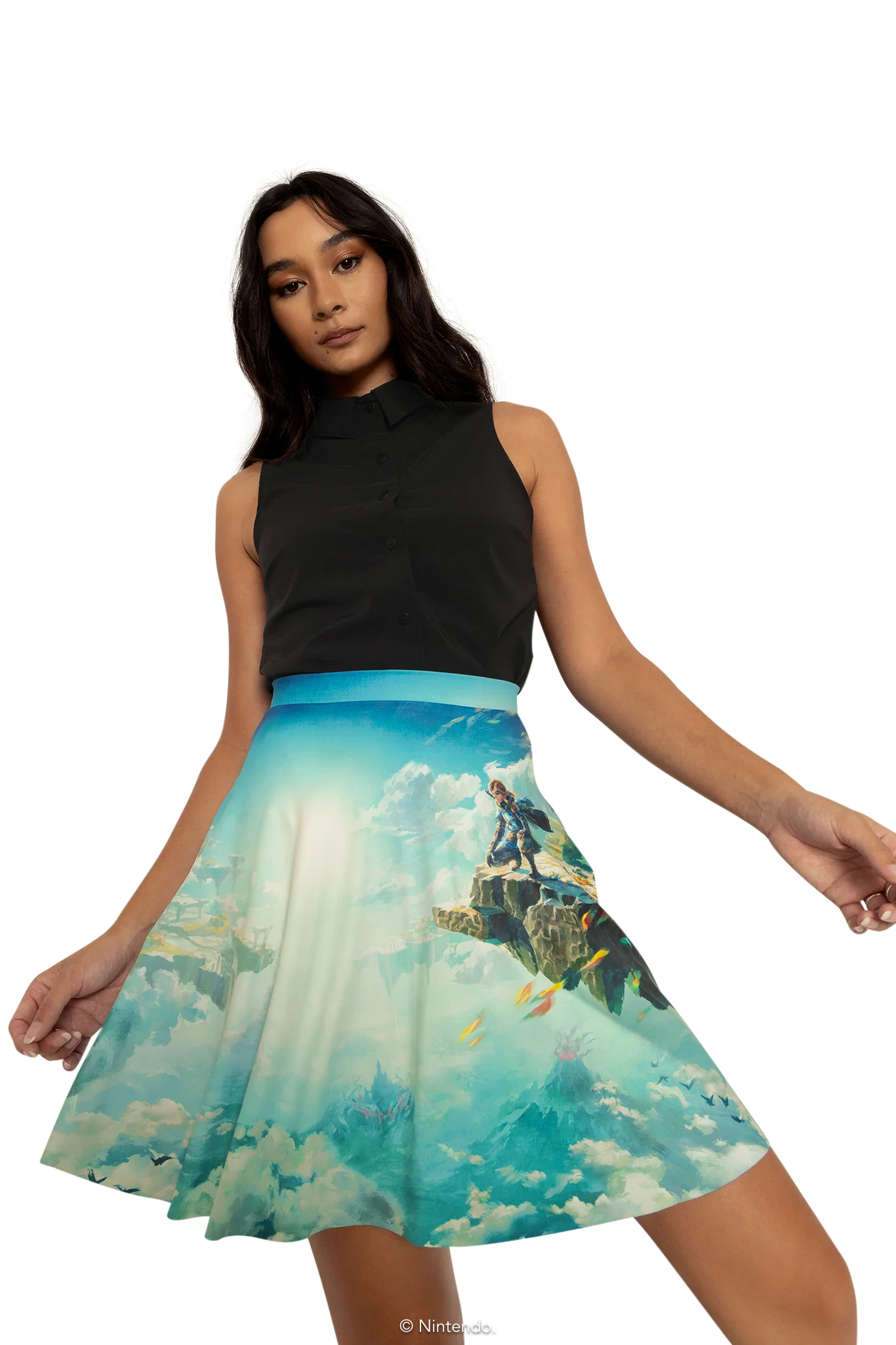 Tears Of The Kingdom Pocket A-Line Skirt - Image 7