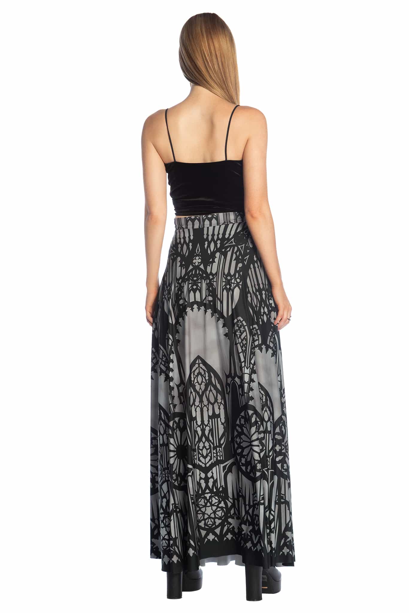 The Cathedral's Veil Maxi Skirt - Image 3