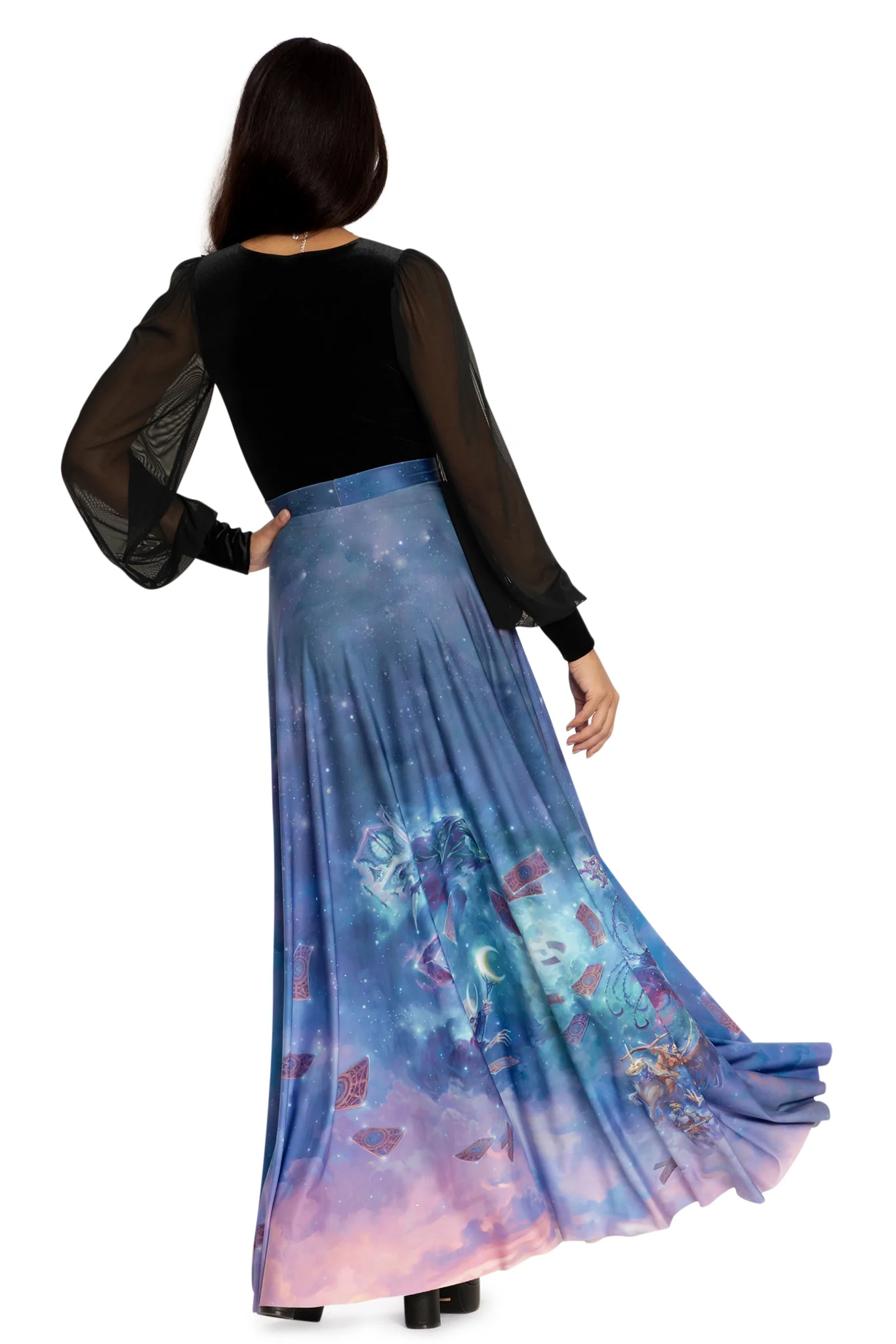 The Deck Of Many Things Maxi Skirt - Image 2