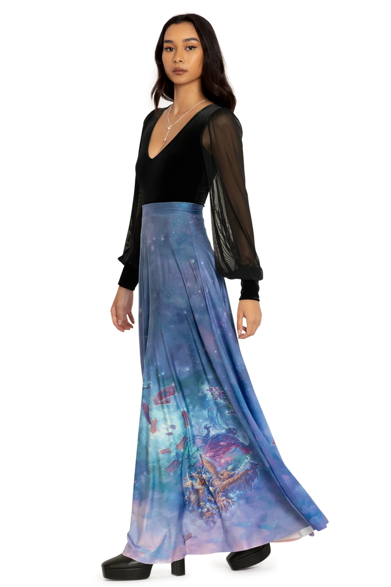 The Deck Of Many Things Maxi Skirt - Image 5