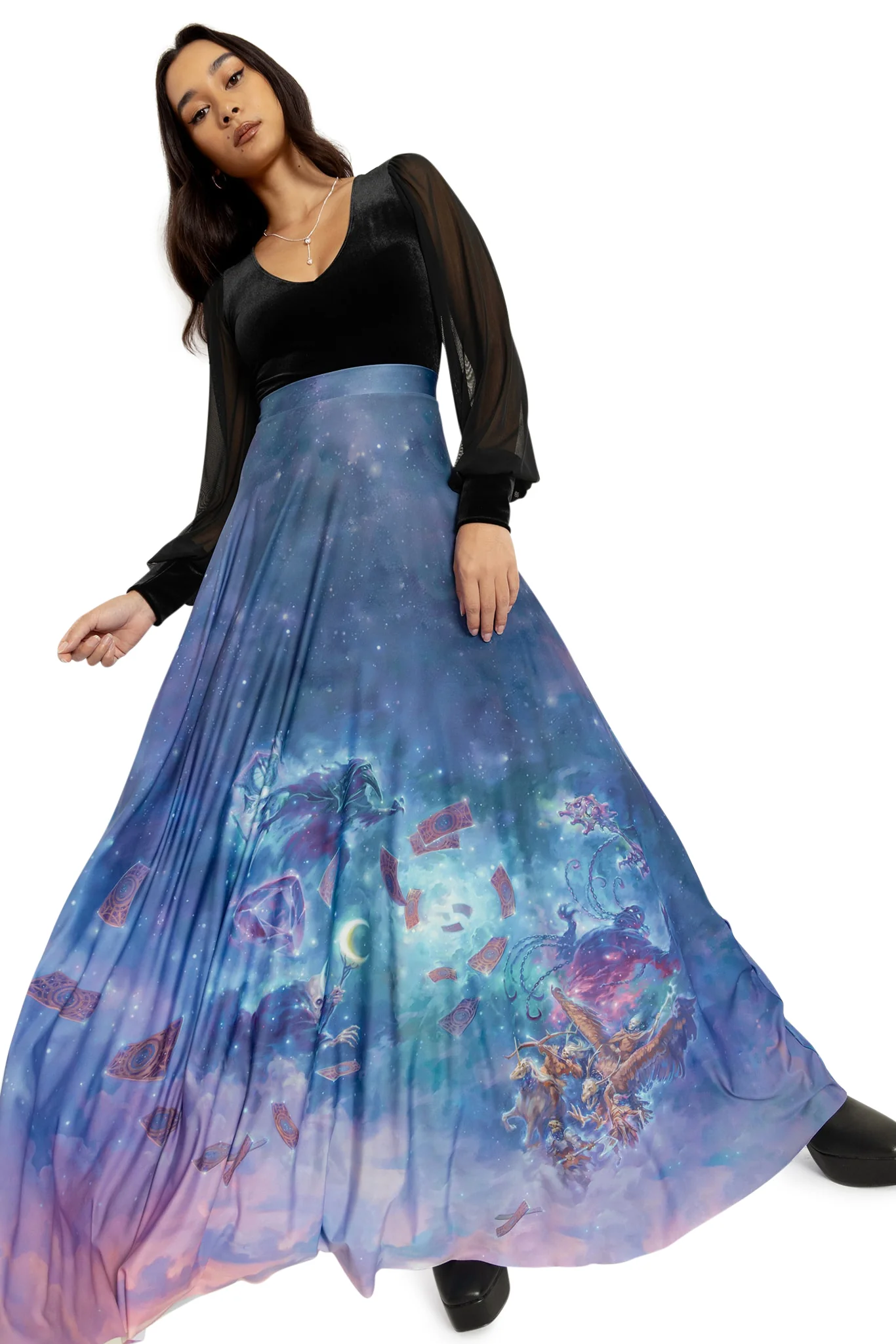 The Deck Of Many Things Maxi Skirt - Image 8