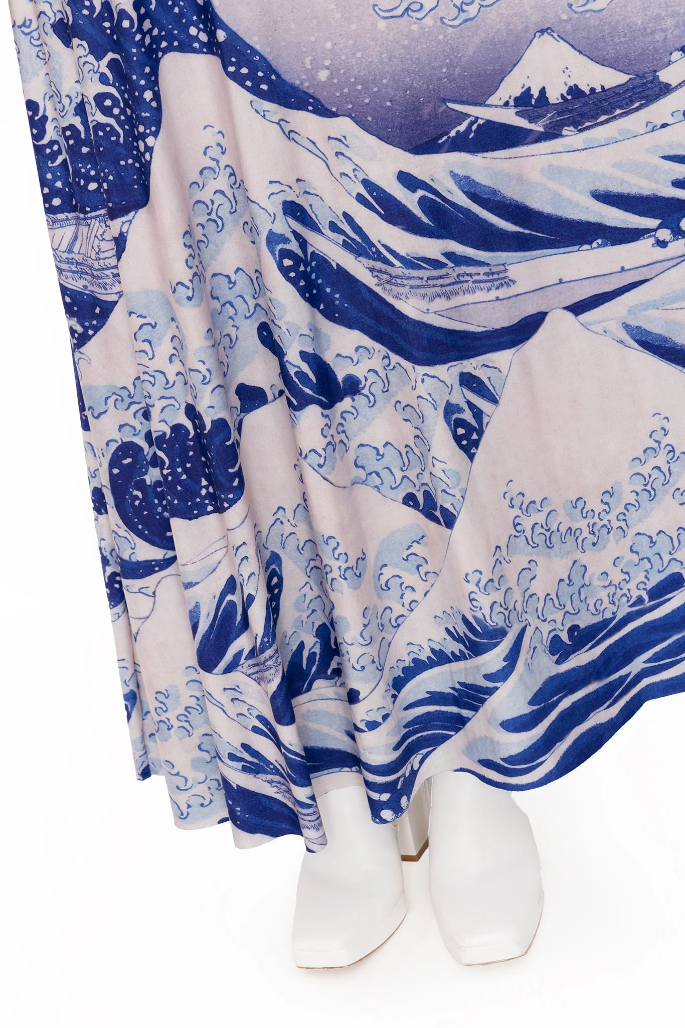The Great Wave Wide Sleeve Maxi Dress - Image 4