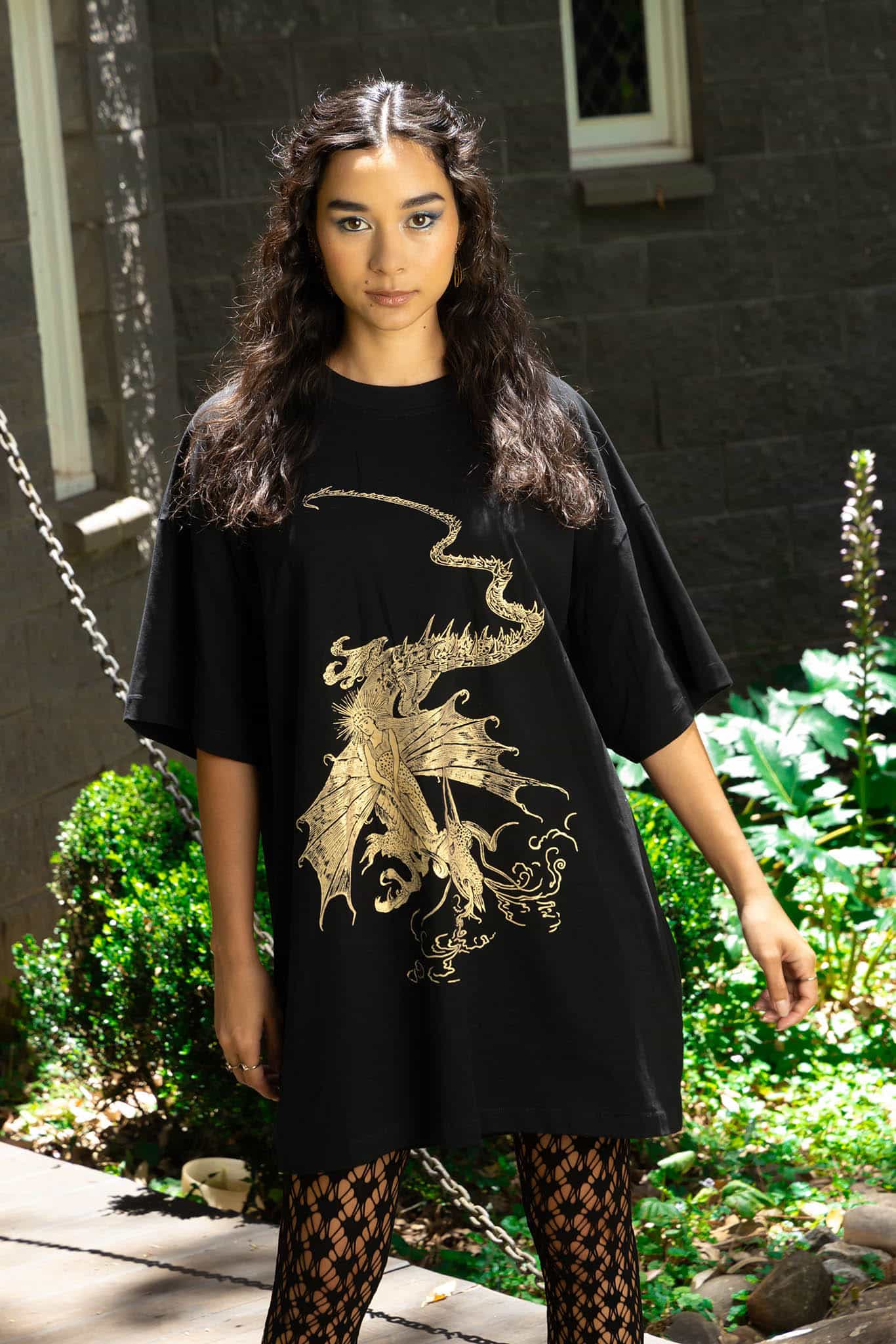 The Green Fairy Book Giant Tee - Image 5