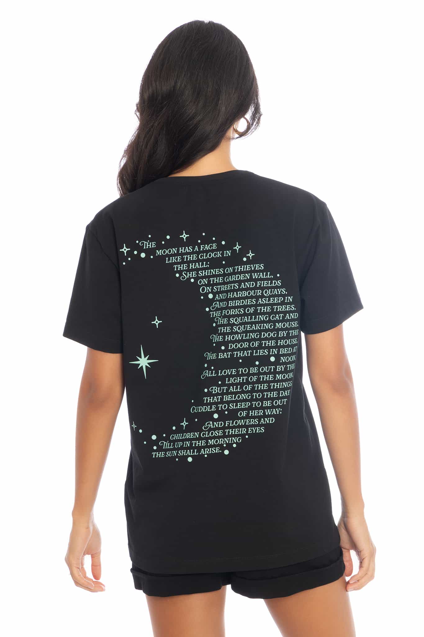 The Moon Poem Boyfriend Tee - Image 6
