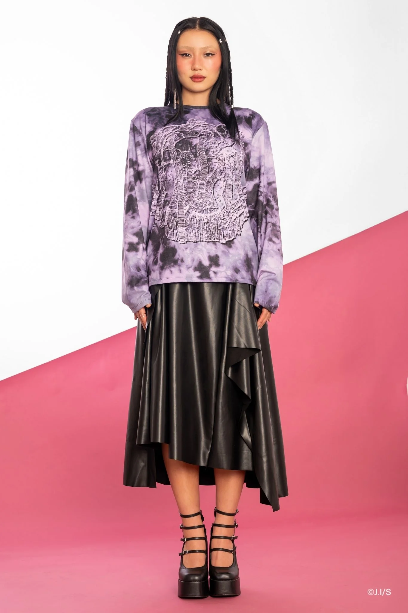 The Pull Of The Death Stench Long Sleeve Oversized Boyfriend Tee - Image 7