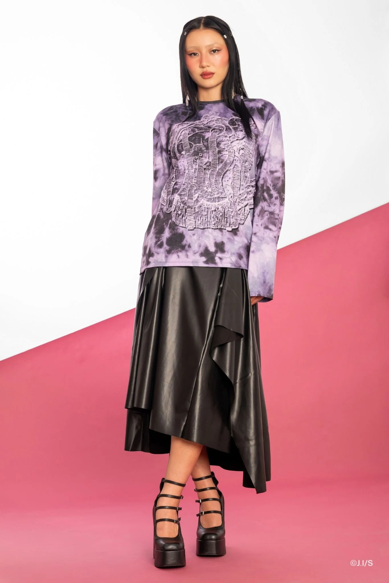 The Pull Of The Death Stench Long Sleeve Oversized Boyfriend Tee - Image 8
