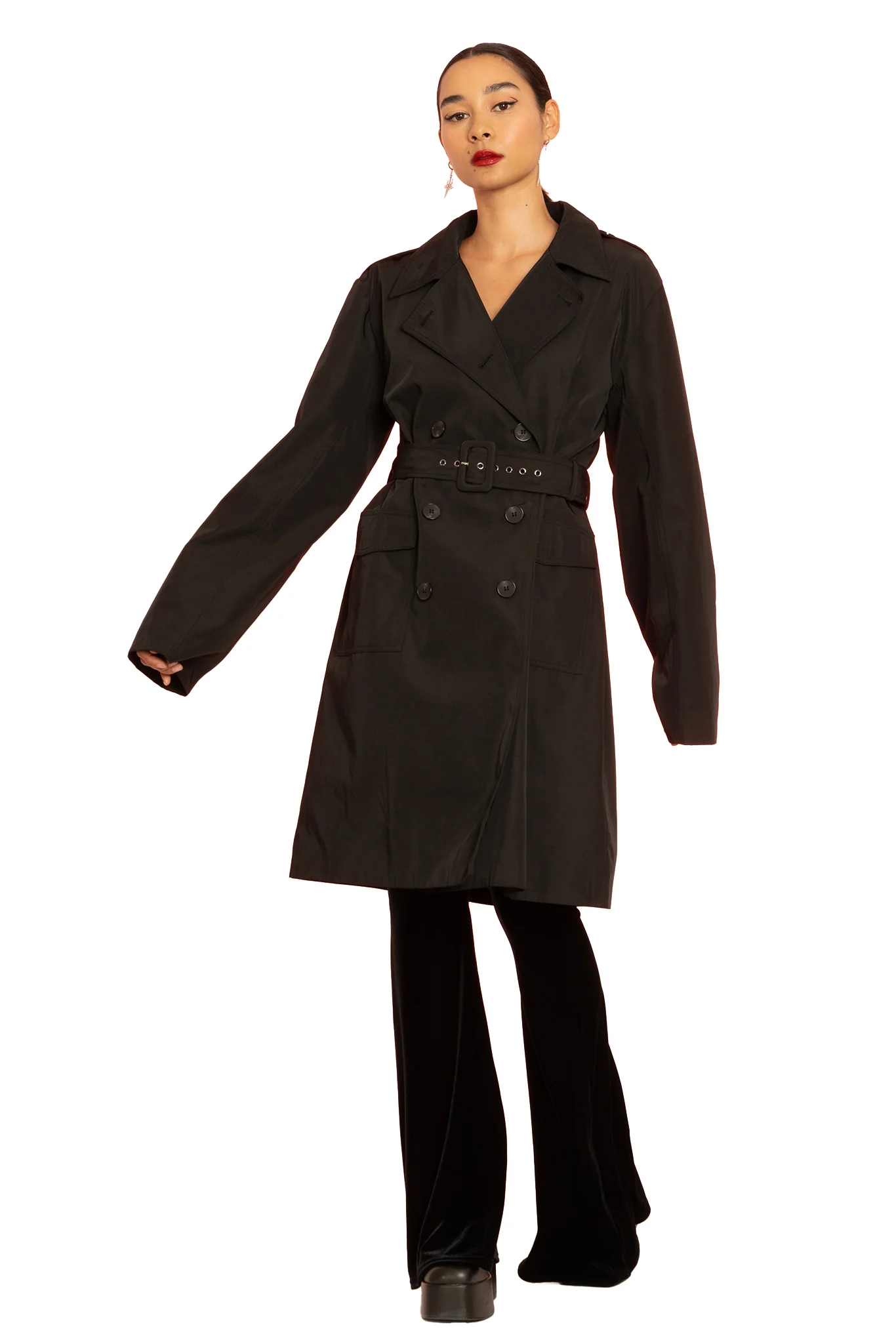 The Scar Oversized Trench Coat - Image 10