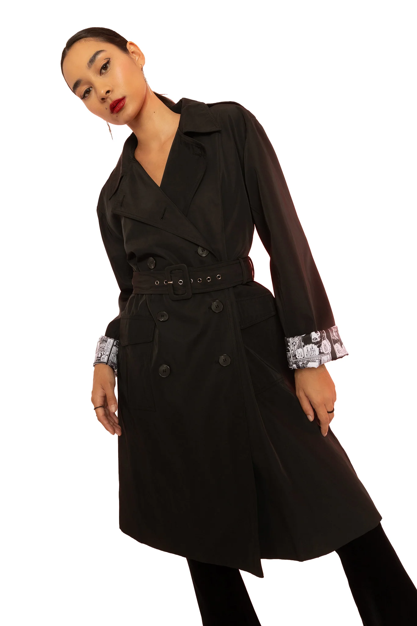 The Scar Oversized Trench Coat - Image 11