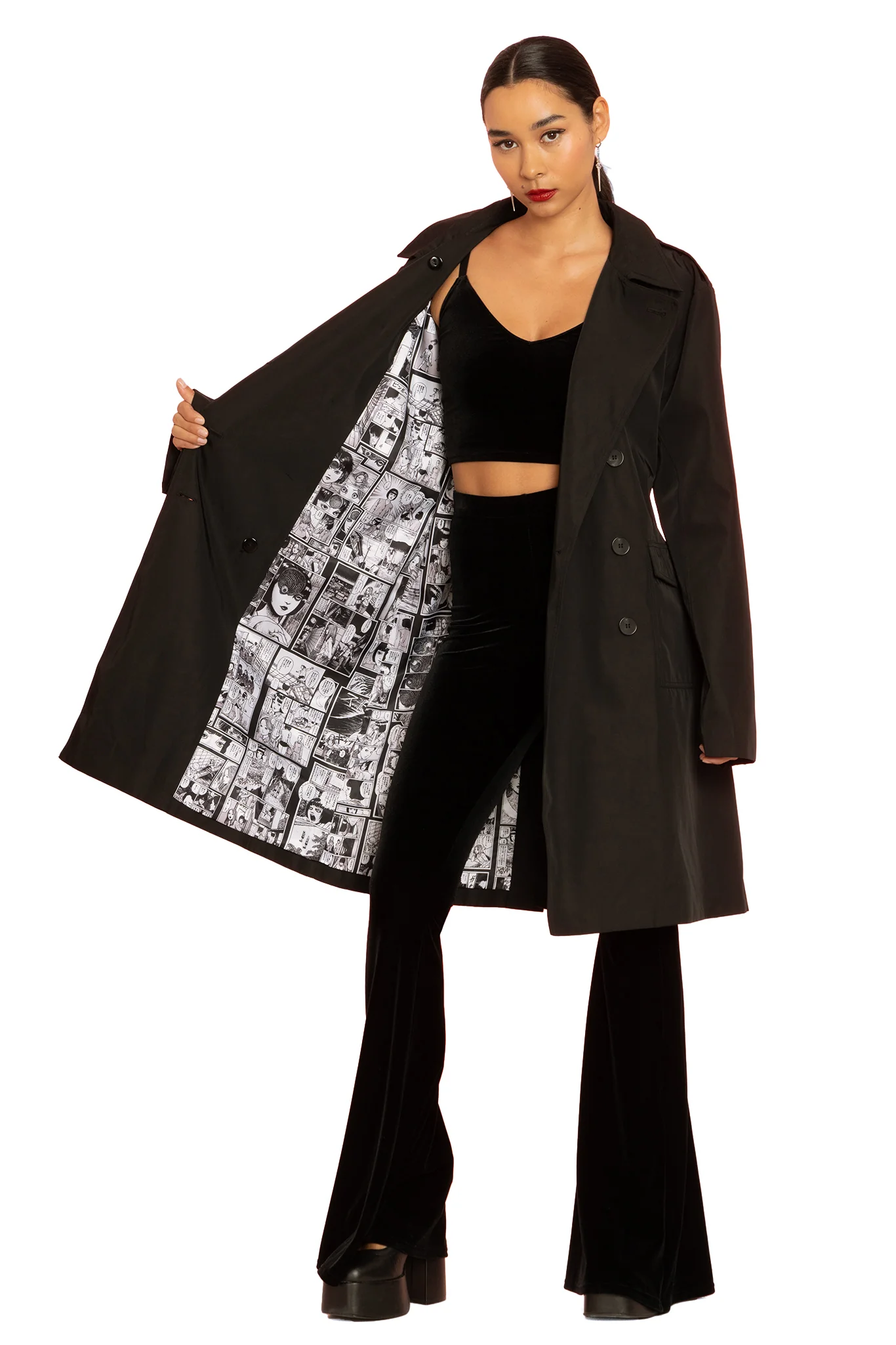 The Scar Oversized Trench Coat - Image 2