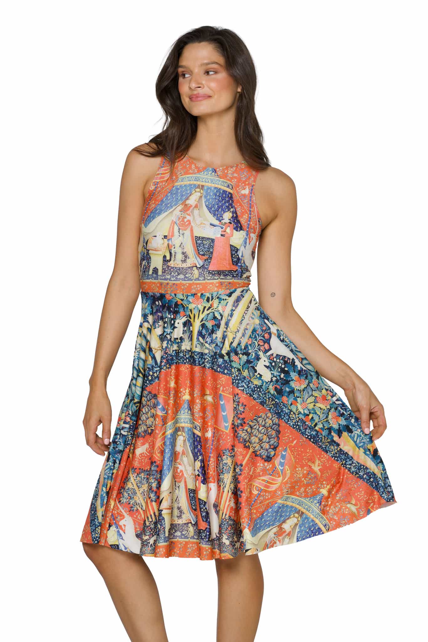 The Lady and the Unicorn Princess Midi Dress - Image 5