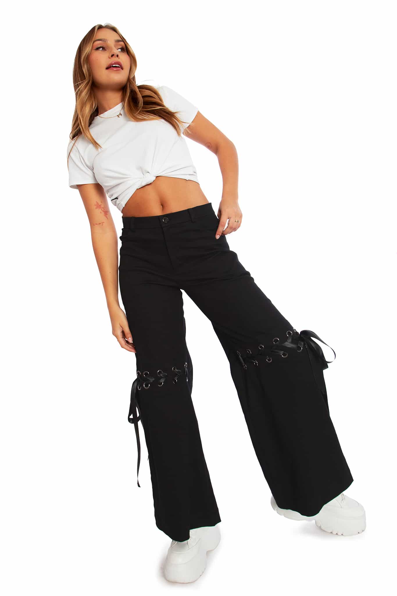 Tie A Bow Street Pants - Image 8