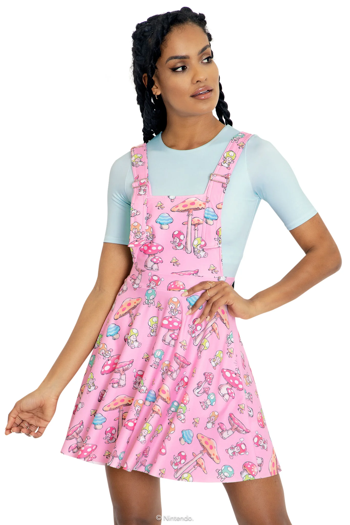 Toads Pink Apron Dress - Image 4