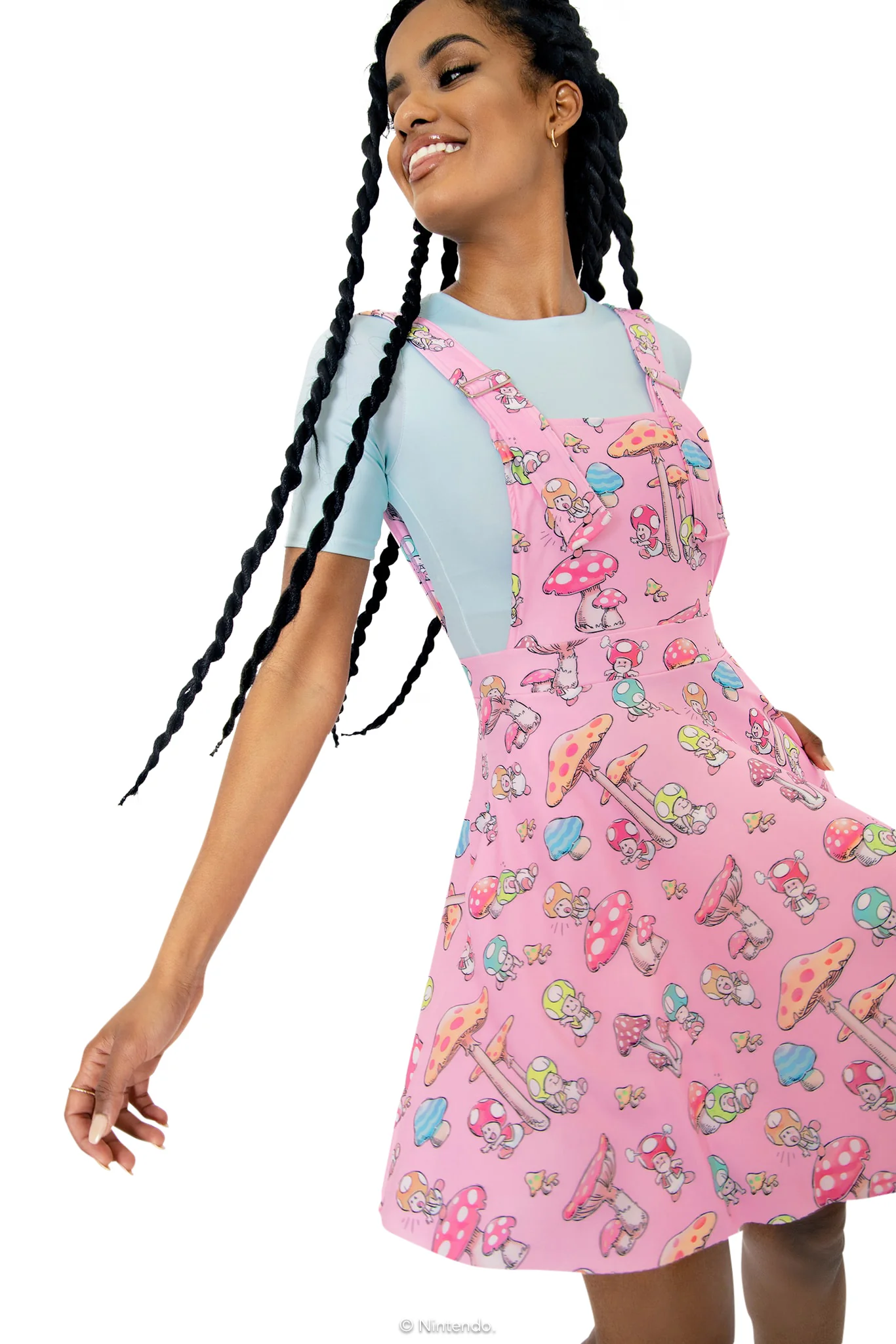 Toads Pink Apron Dress - Image 5