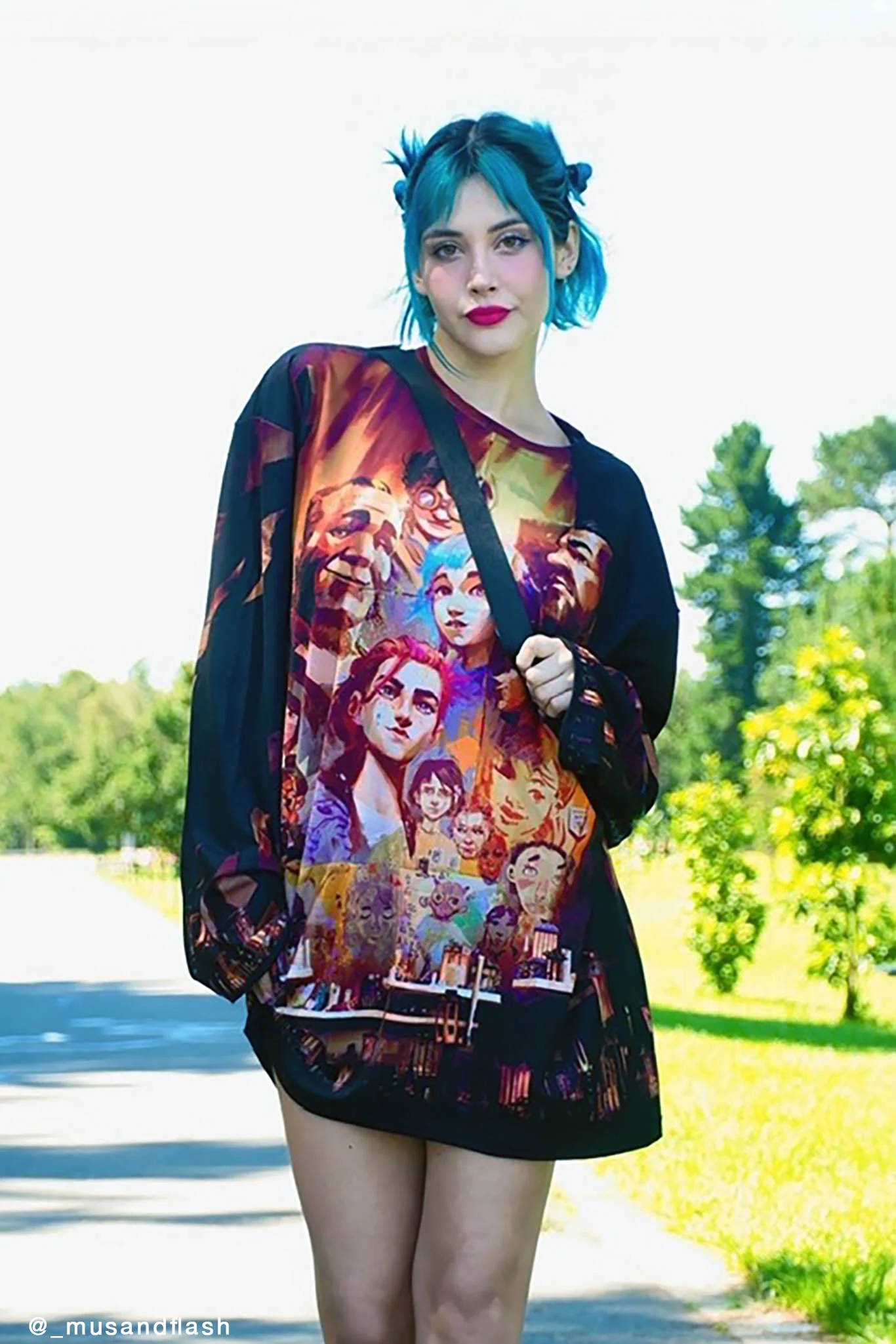 Tree Of Life Long Sleeve Big Tee - Image 5