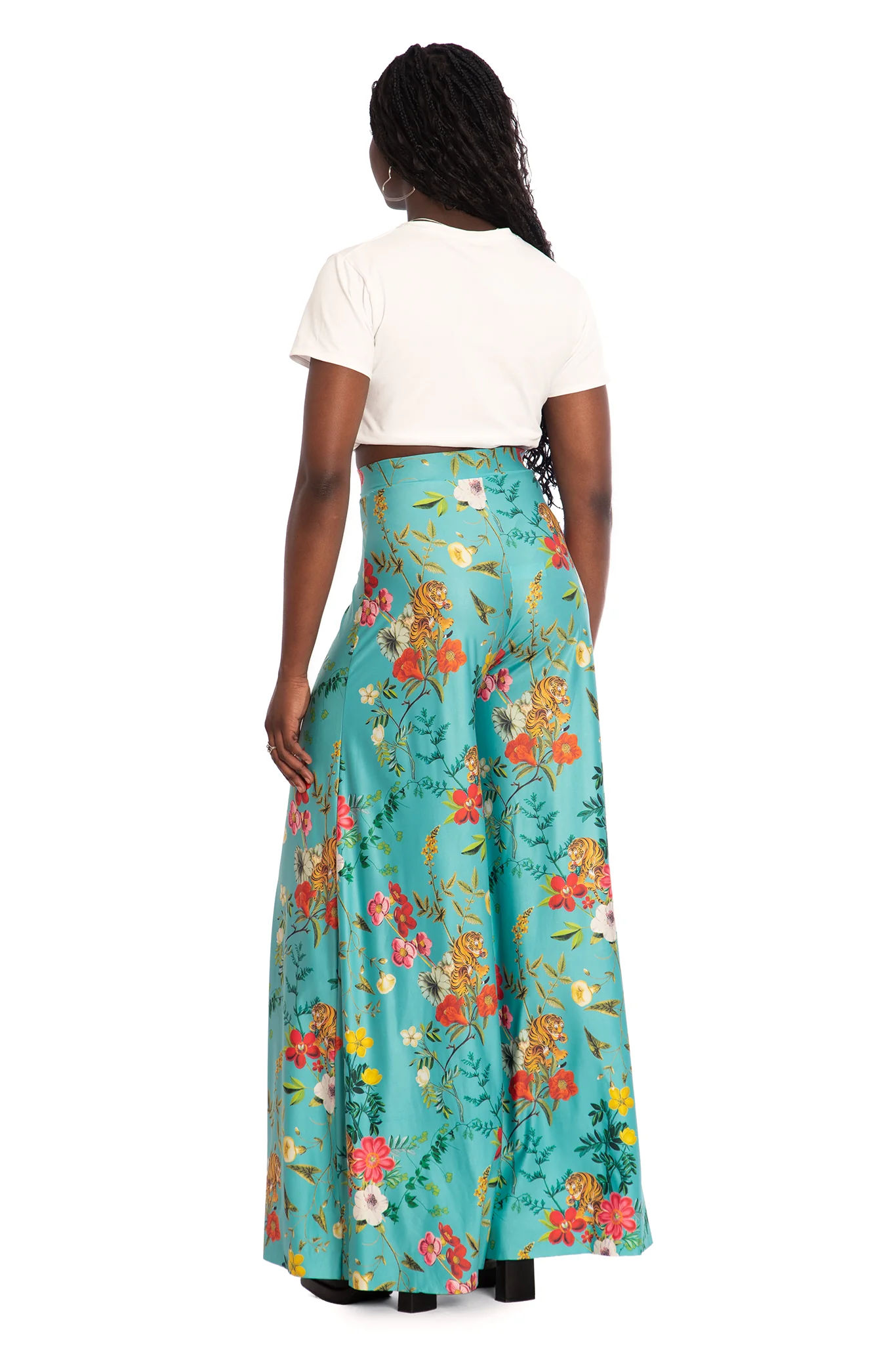 Tropical Tiger Palazzo Pants - Image 2