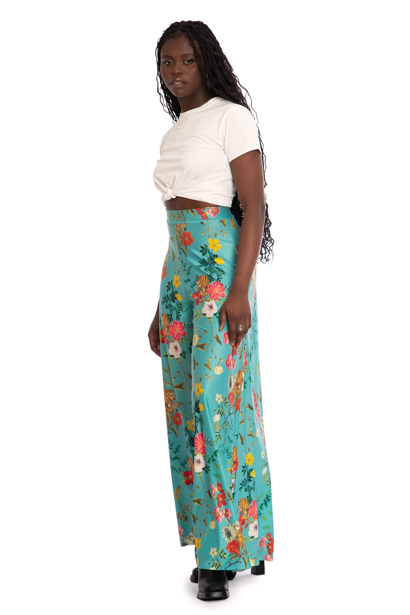 Tropical Tiger Palazzo Pants - Image 5