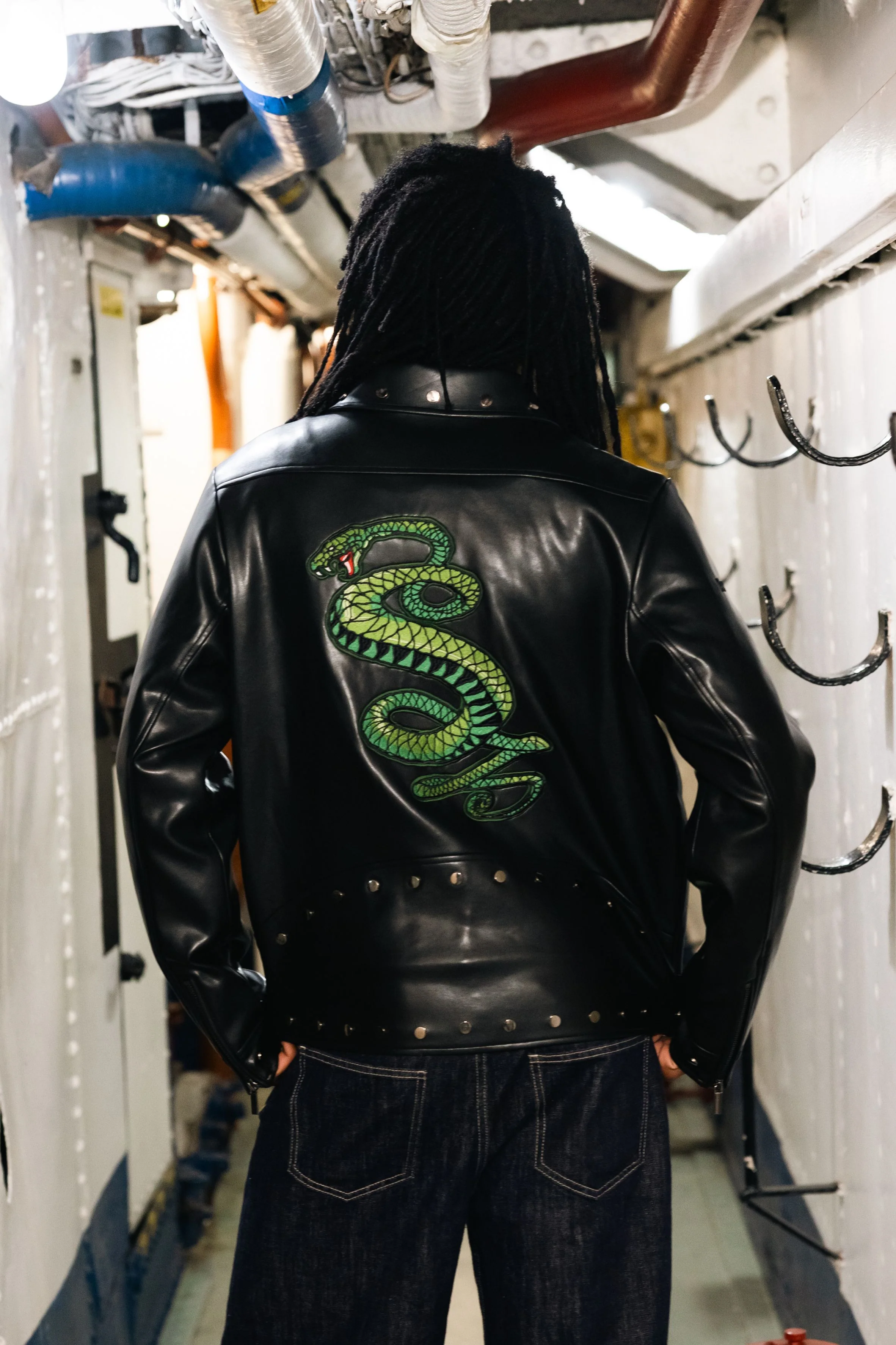 Tunnel Snakes Rule Moto Jacket - Image 10
