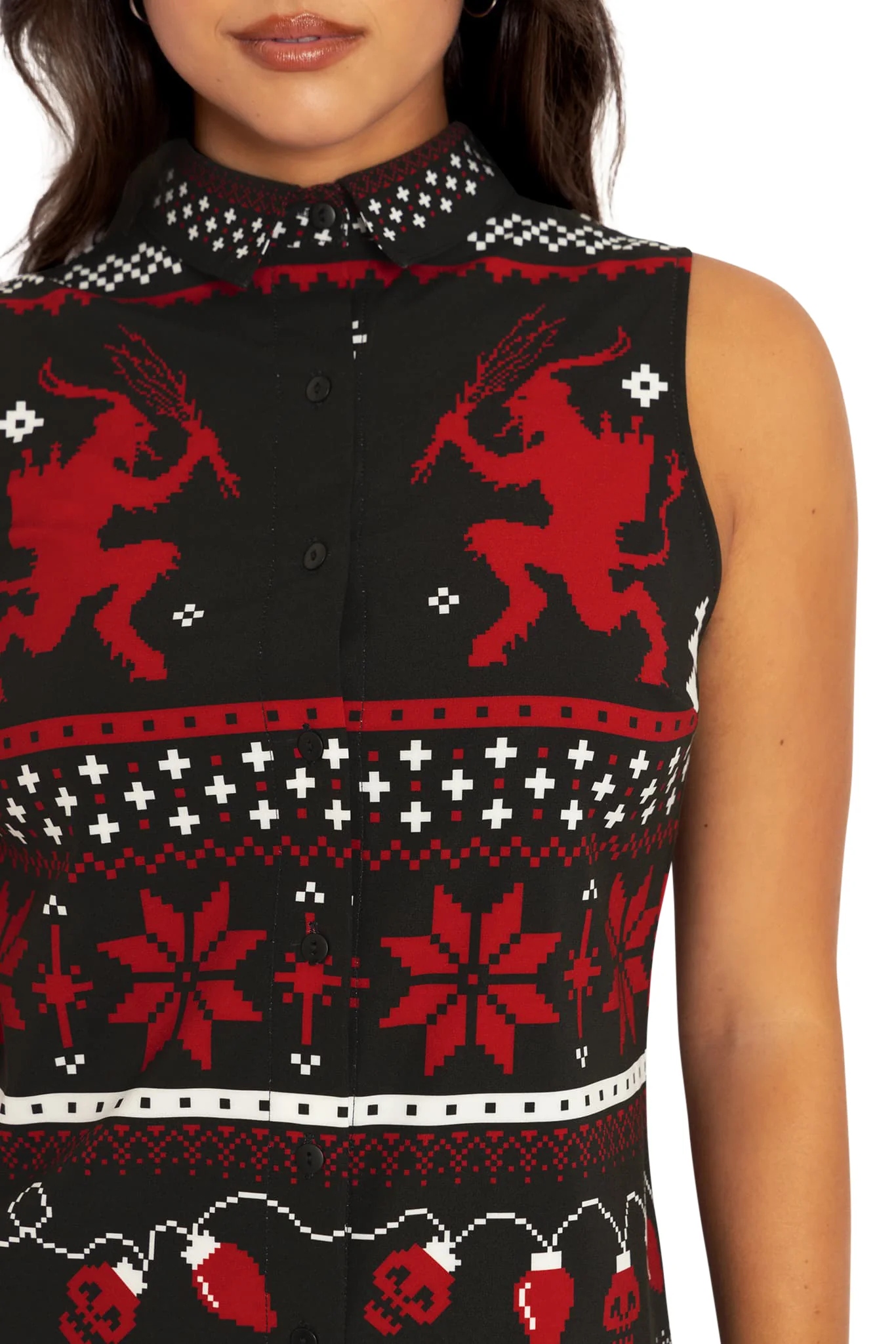 Ugly Christmas Sweater Business Time Shirt - Image 3