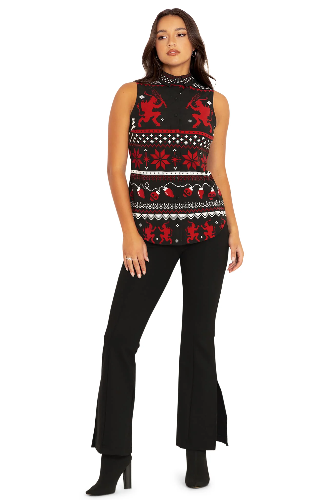 Ugly Christmas Sweater Business Time Shirt - Image 5