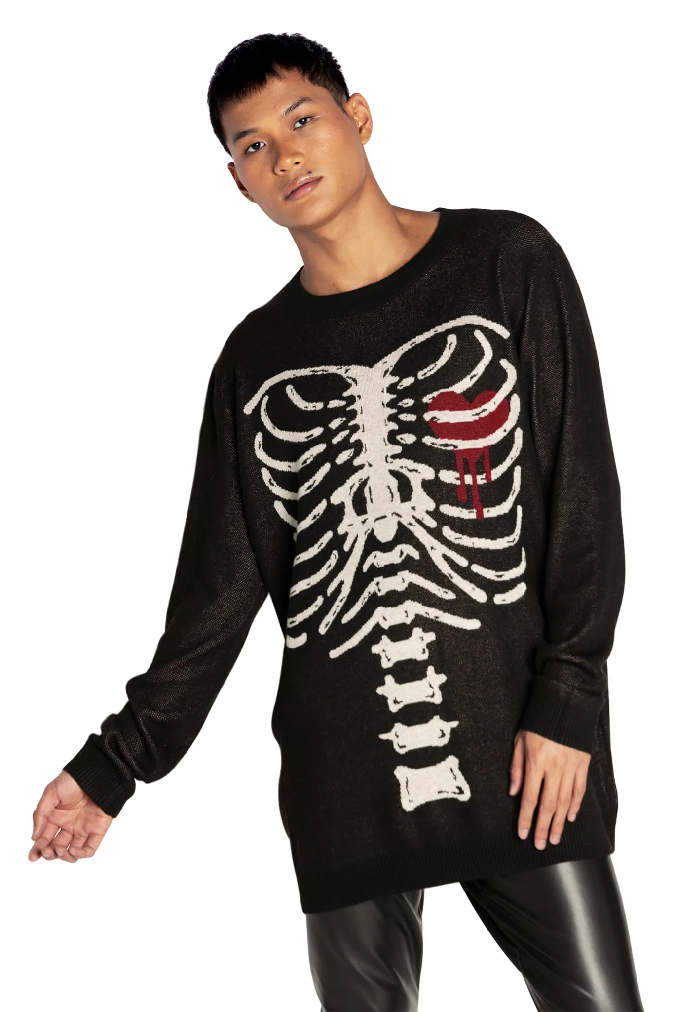 Under My Skin Crew Knit Sweater - Image 6