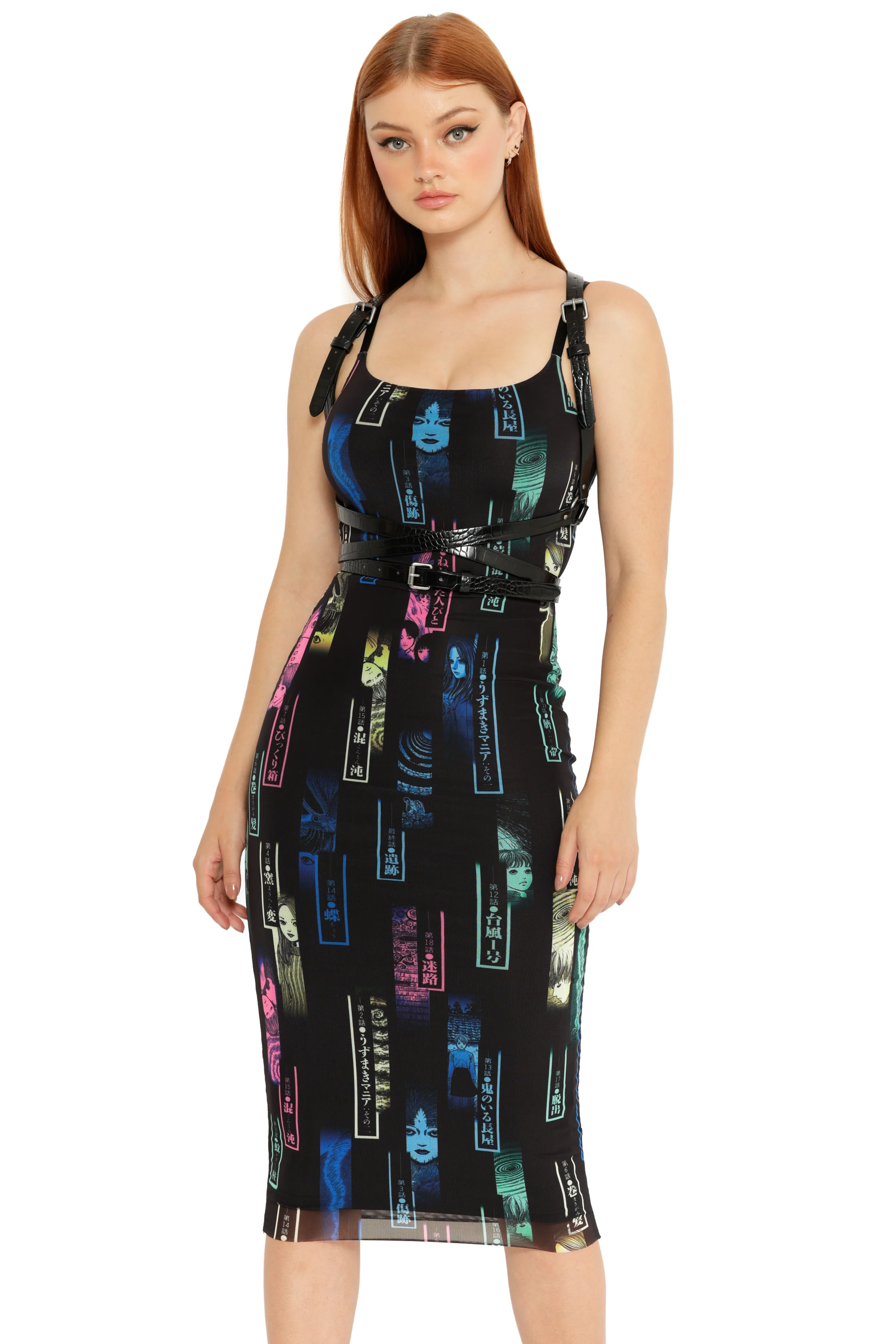 Unfolding Chapters Sheer Bodycon Slip Dress - Image 5