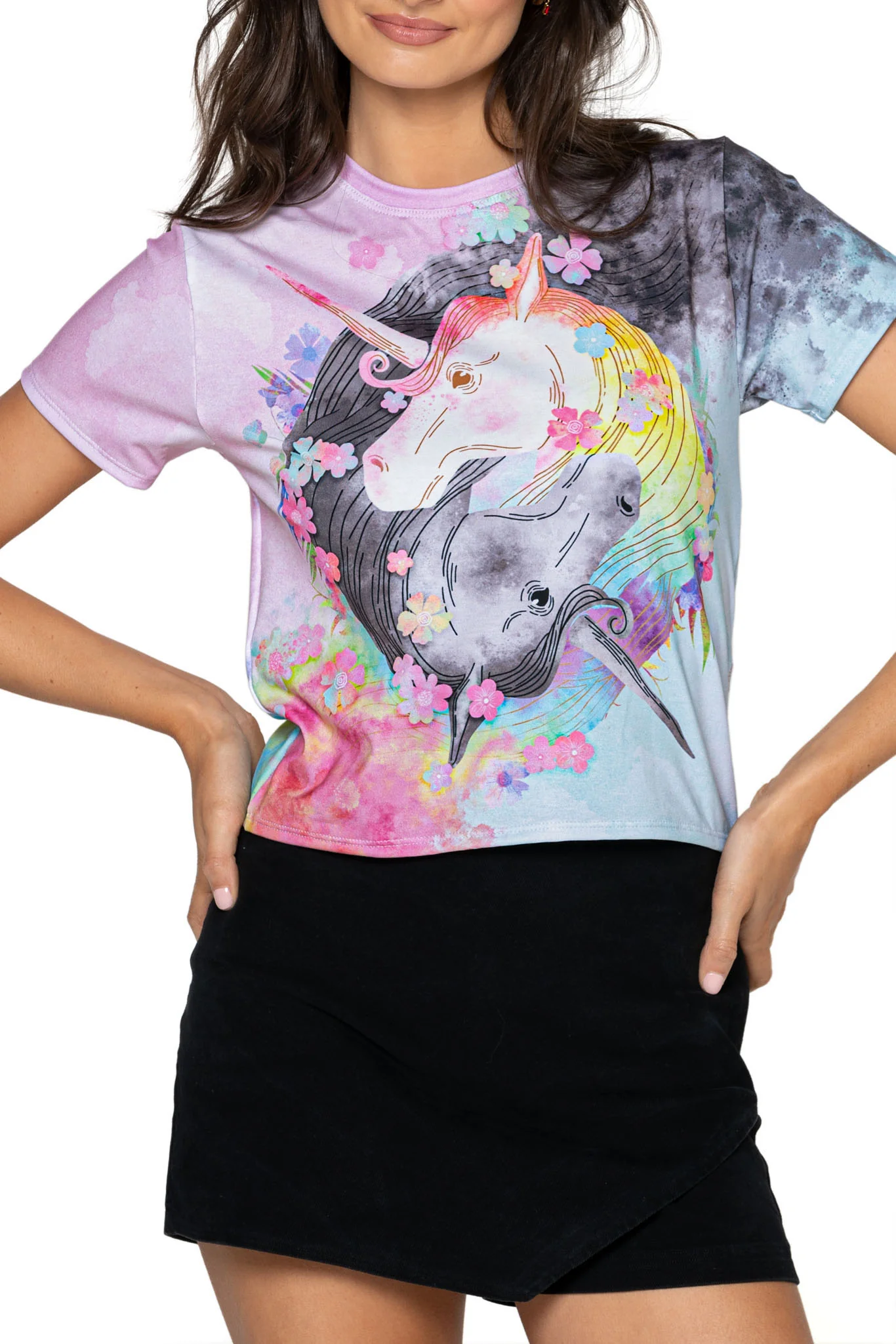Unicorn Yin Yang Baby Tee - Image 5