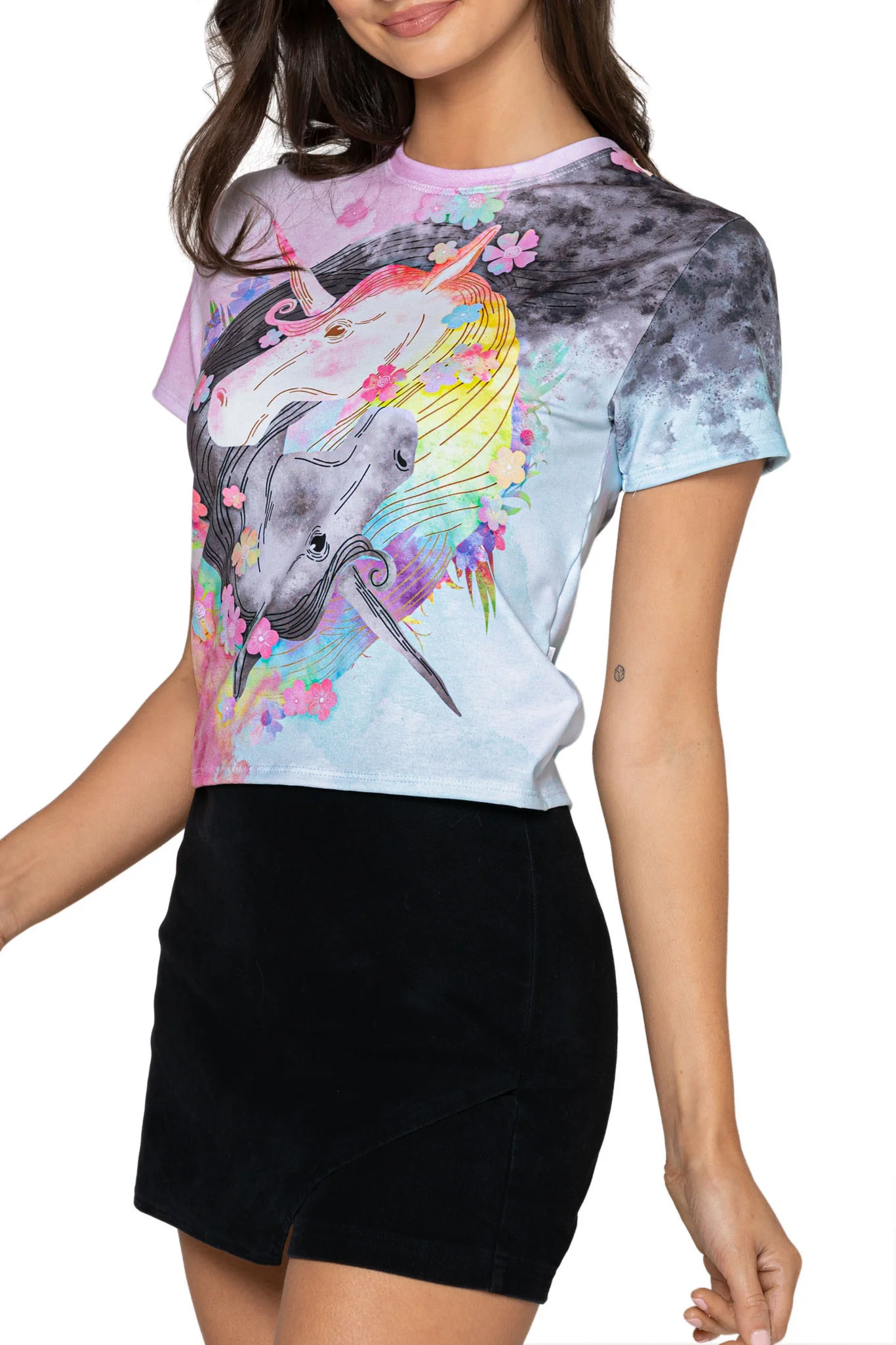 Unicorn Yin Yang Baby Tee - Image 7