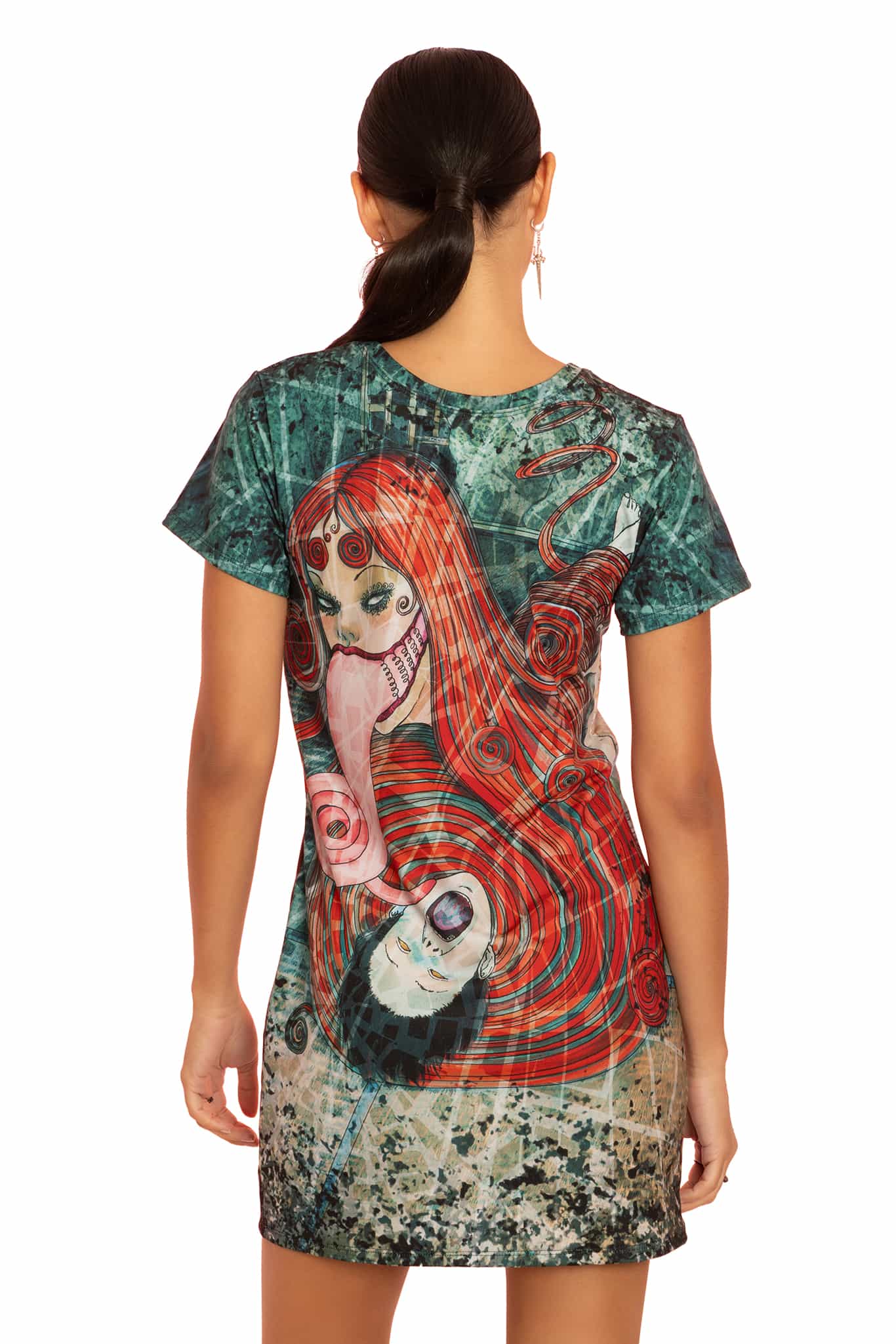 Uzumaki Reversible Tee Dress - Image 4