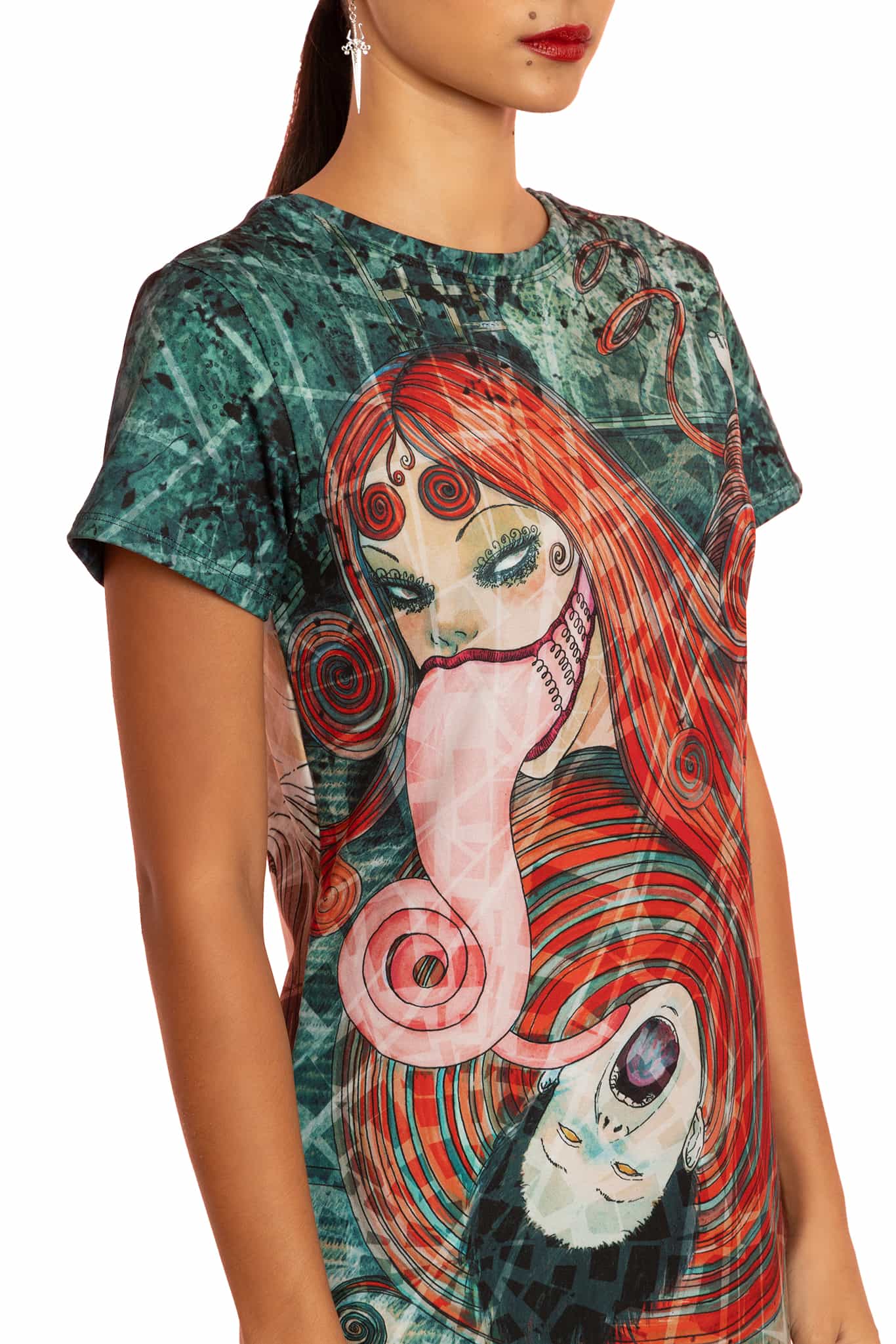 Uzumaki Reversible Tee Dress - Image 7